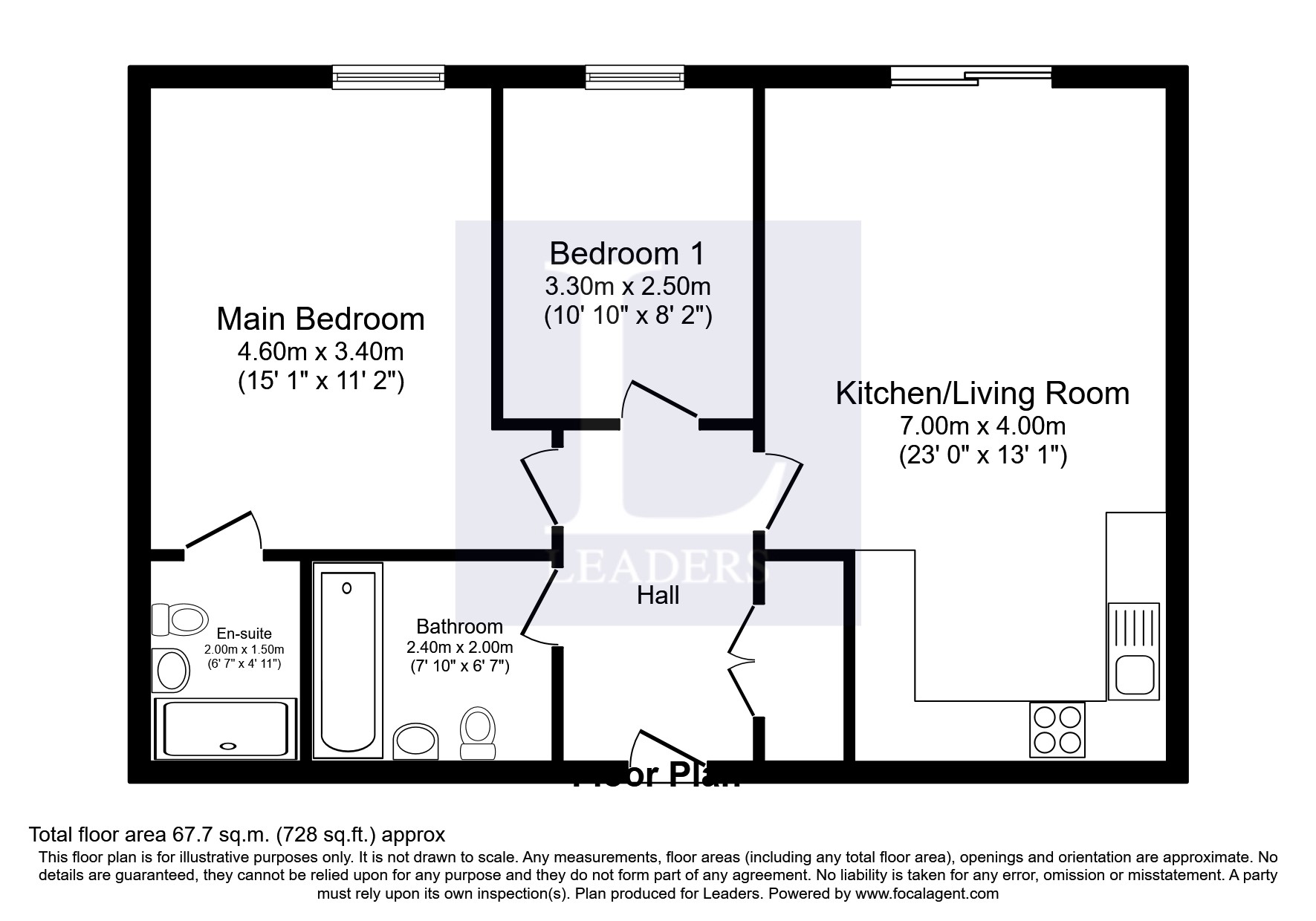 Apartment 619, X Q 7 Building, Salford floorplan