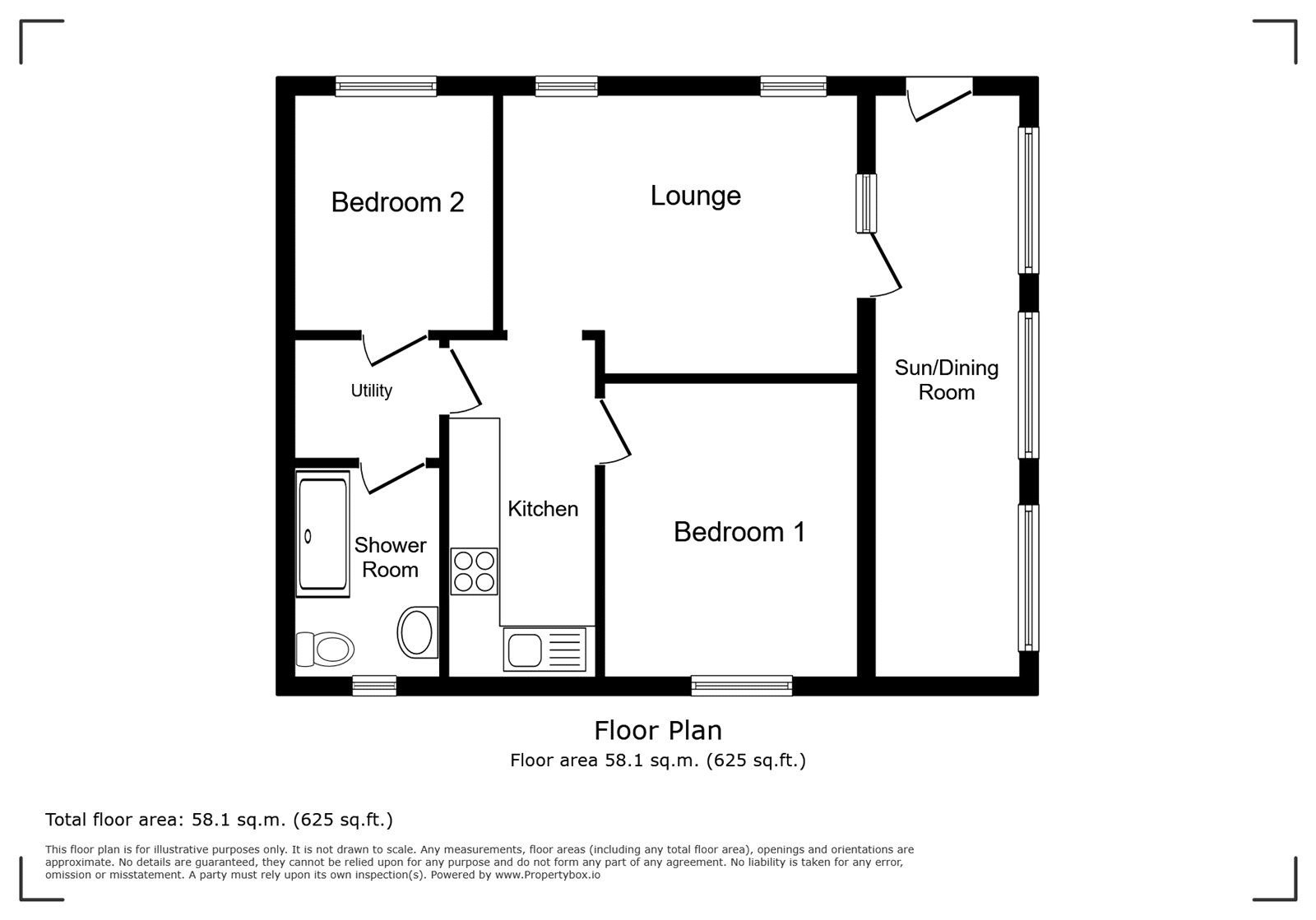 3, Hurst Point View, Isle of Wight floorplan