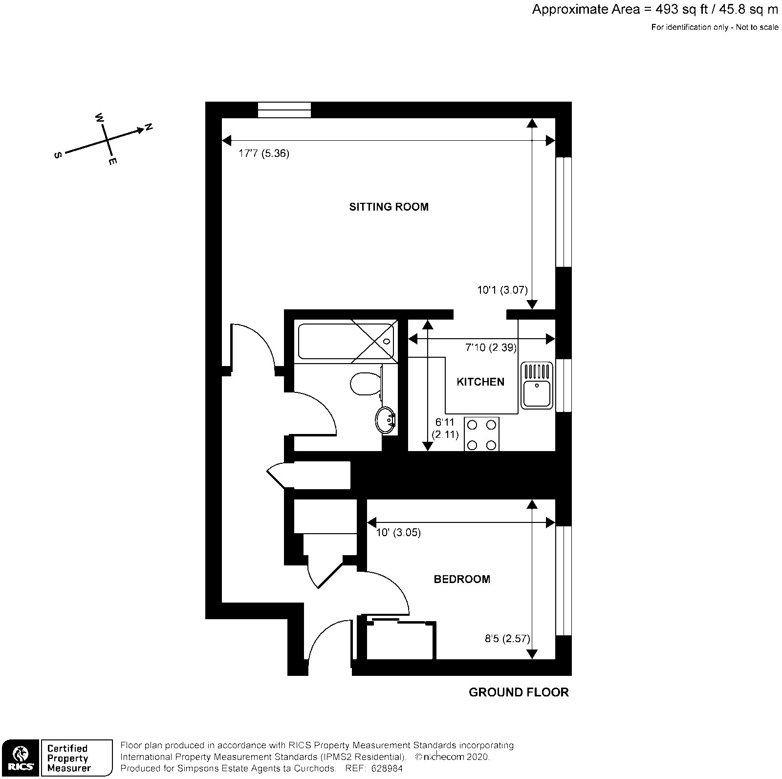 Flat 26 Shepperton Court,, Shepperton Court Drive, Shepperton floorplan