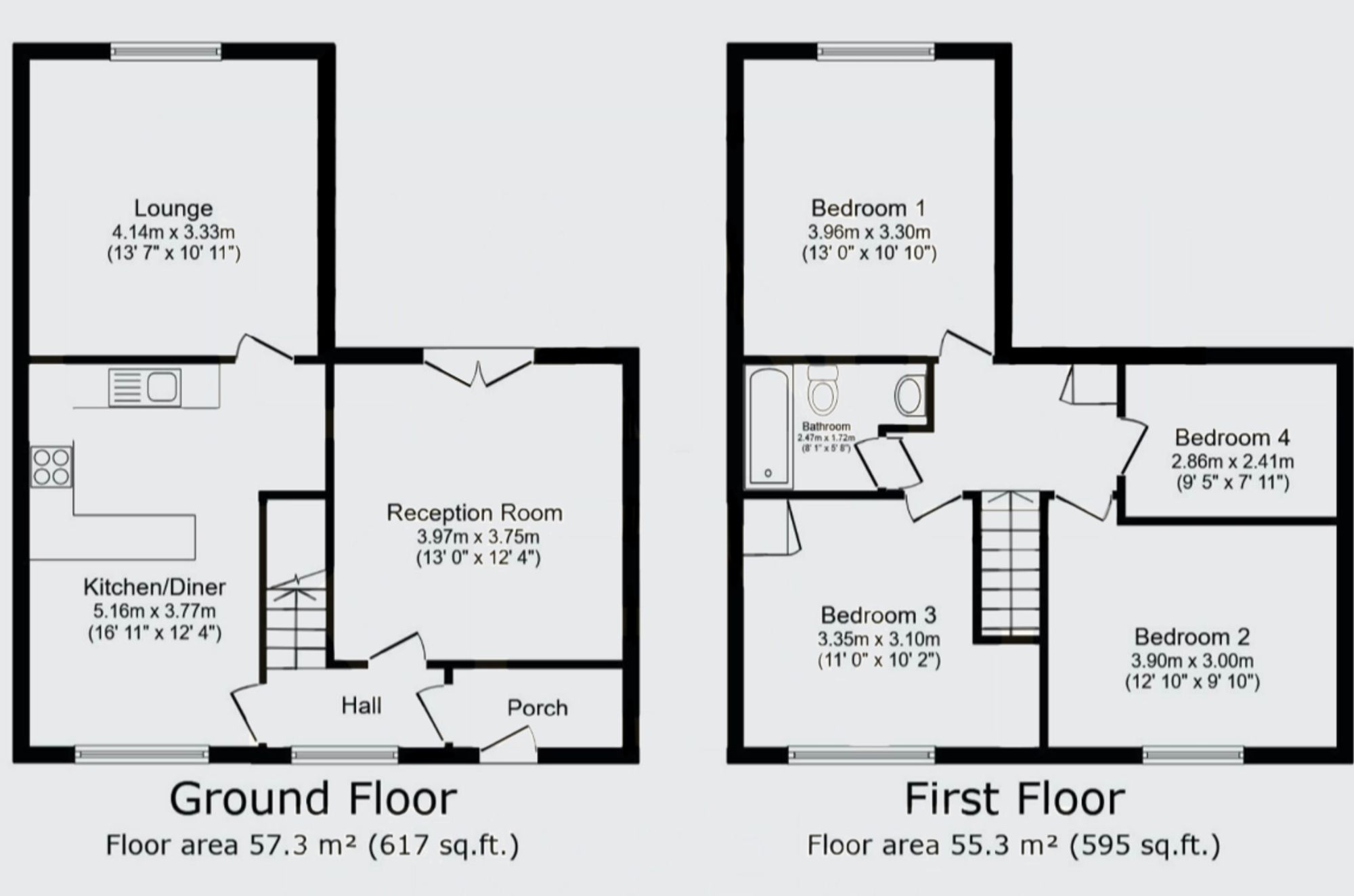 33 Heol Trecastell, Caerphilly floorplan
