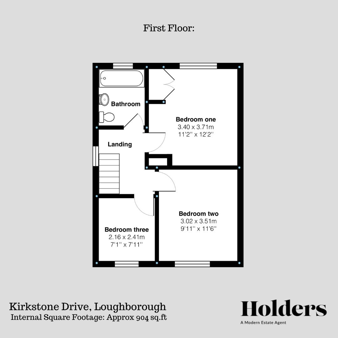 81, Kirkstone Drive, Loughborough floorplan