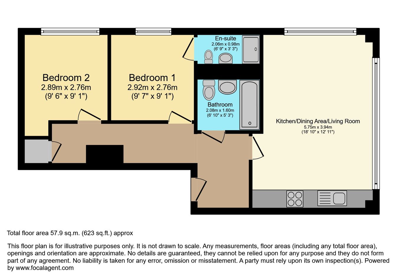 Weir House, Overbridge Square, Newbury floorplan