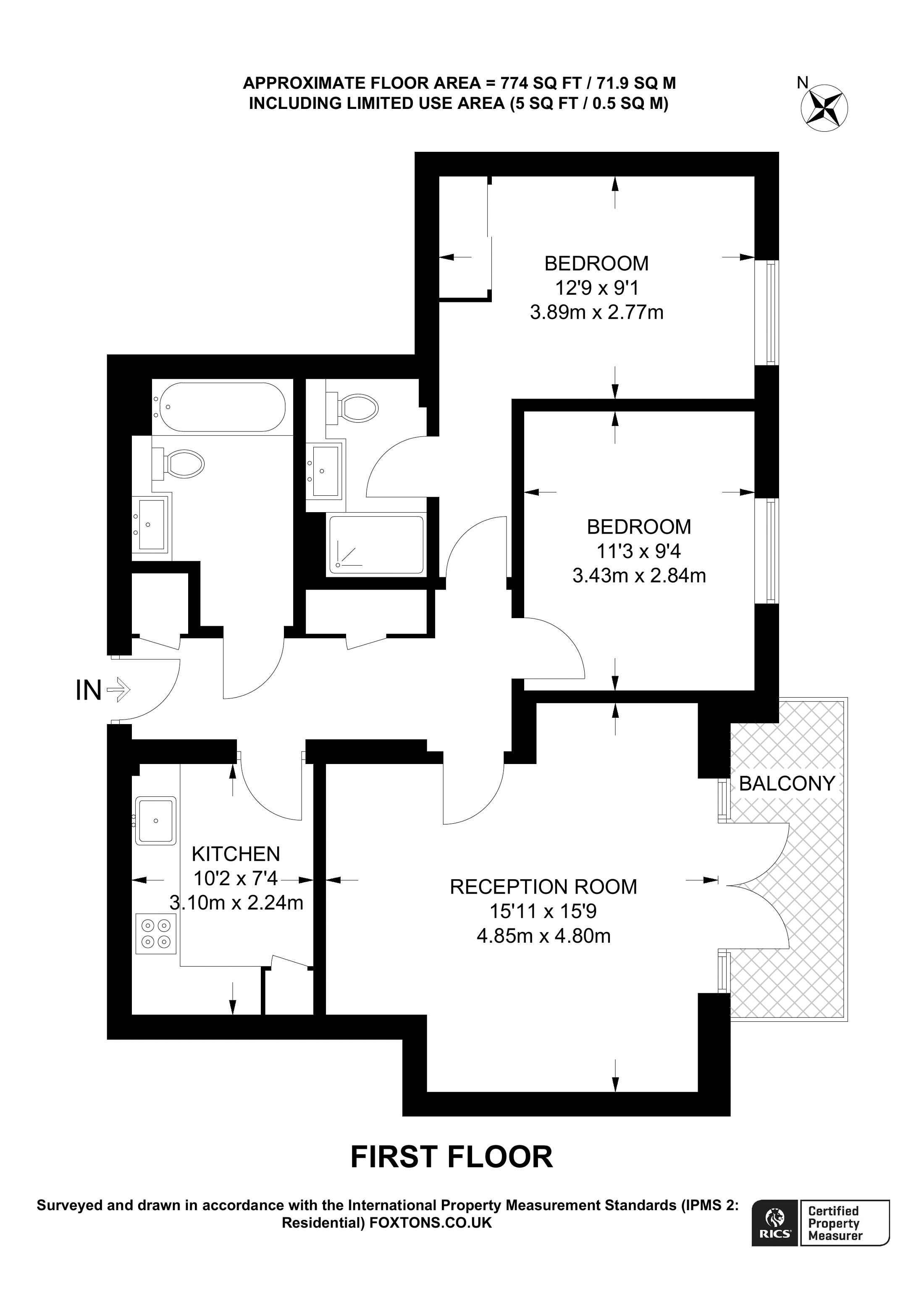 Peacock Close, Mill Hill, London NW7, 2 bedroom flat for sale