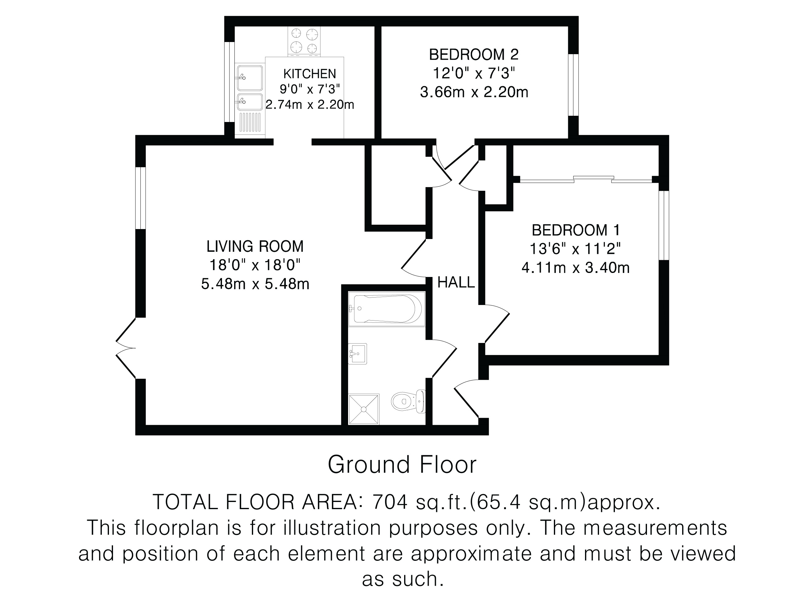 2, Merrifield Court, Welwyn Garden City floorplan