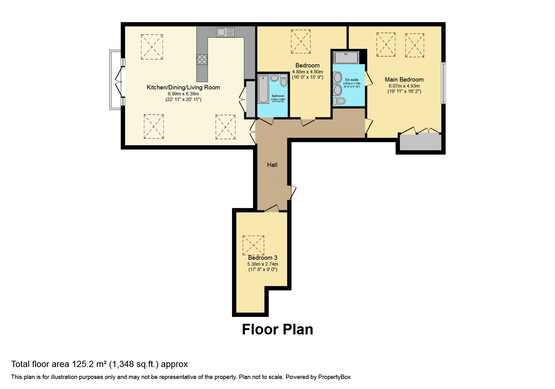 Apartment 19, 1B,, Groby Road, Greater Manchester floorplan