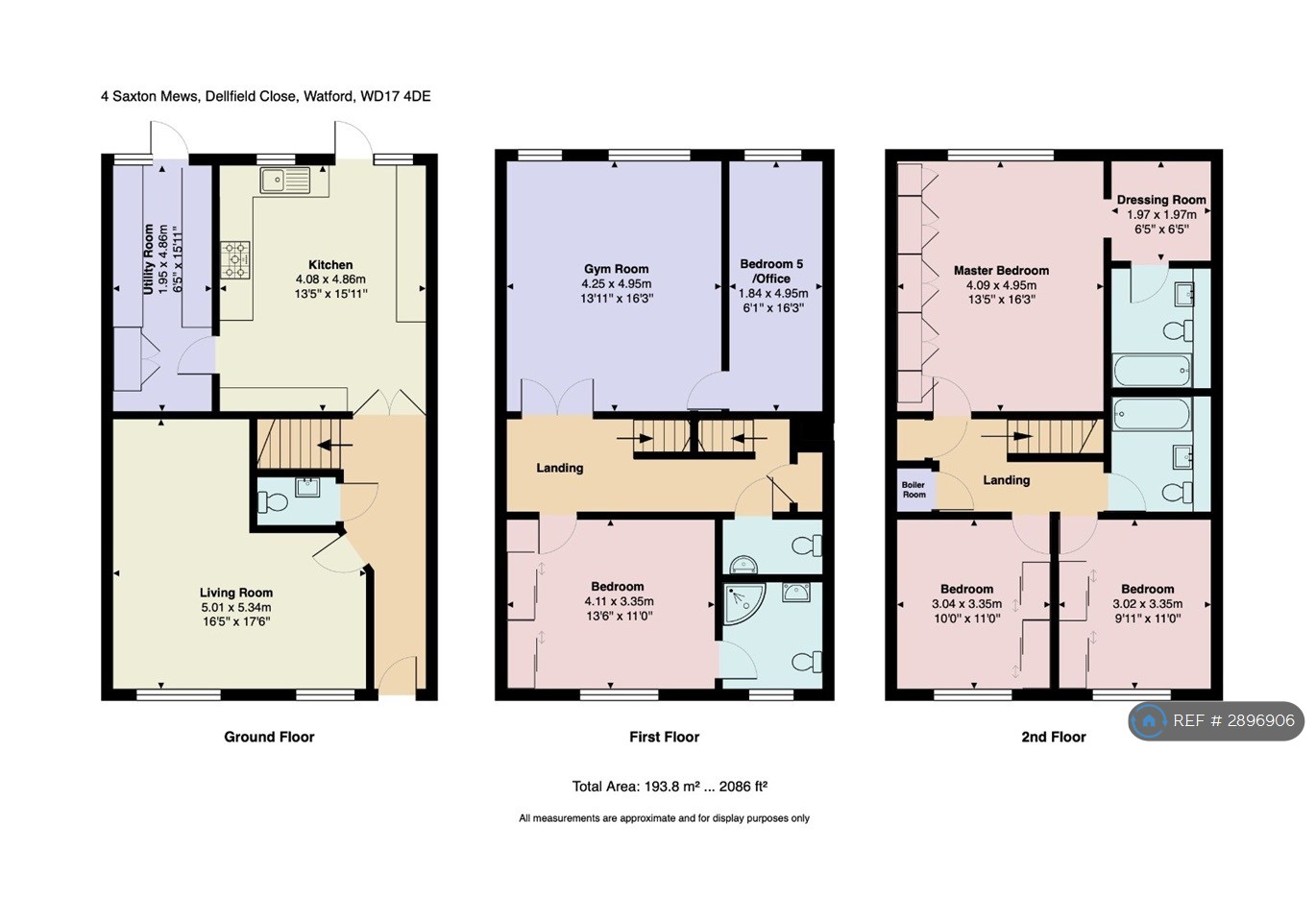 Saxton Mews, Dellfield Close, Watford floorplan