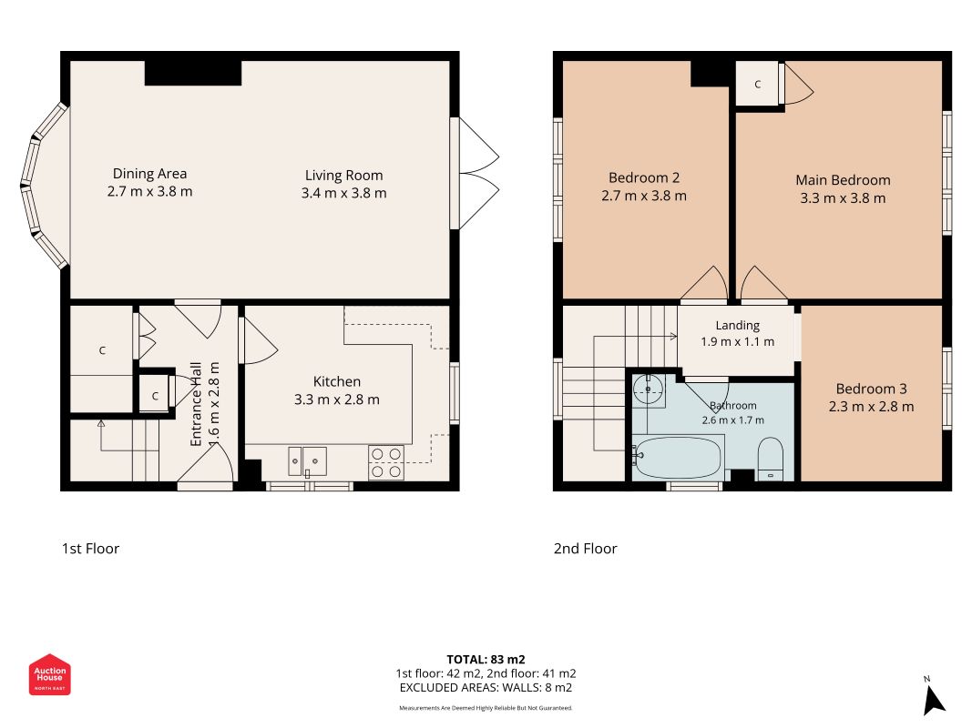 17 Beverley Way, Peterlee floorplan