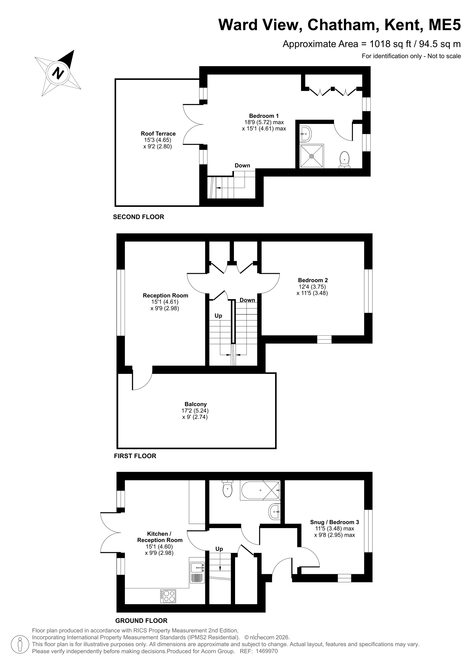 46, Ward View, Chatham floorplan