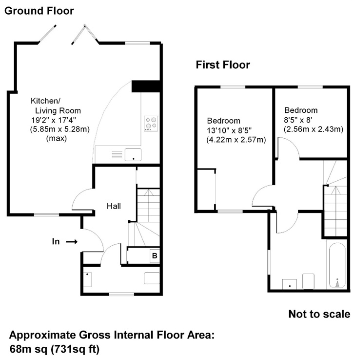 Radnor Road, Weybridge, Surrey KT13, 2 bedroom detached house for sale
