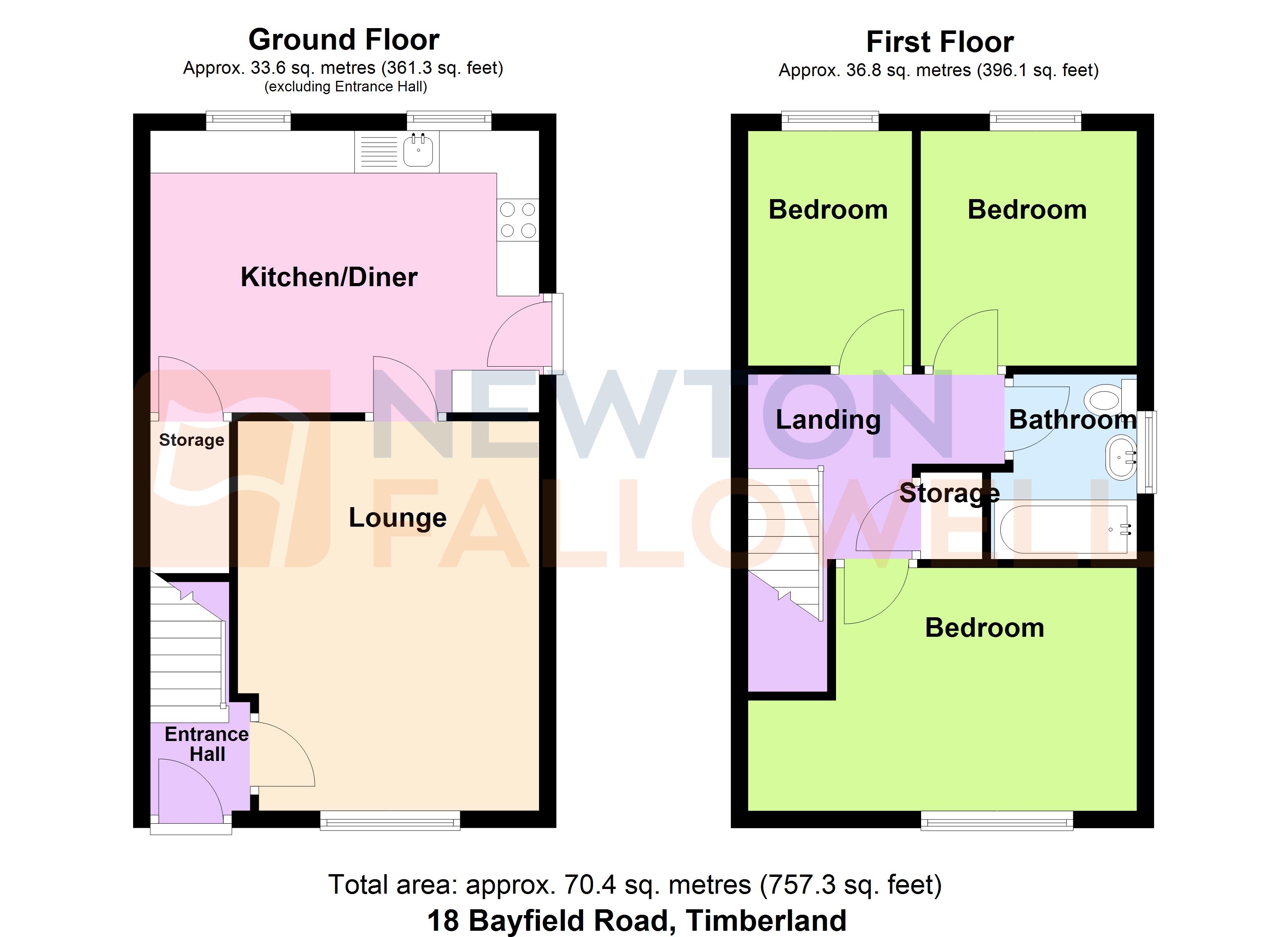 18, Bayfield Road, Timberland floorplan