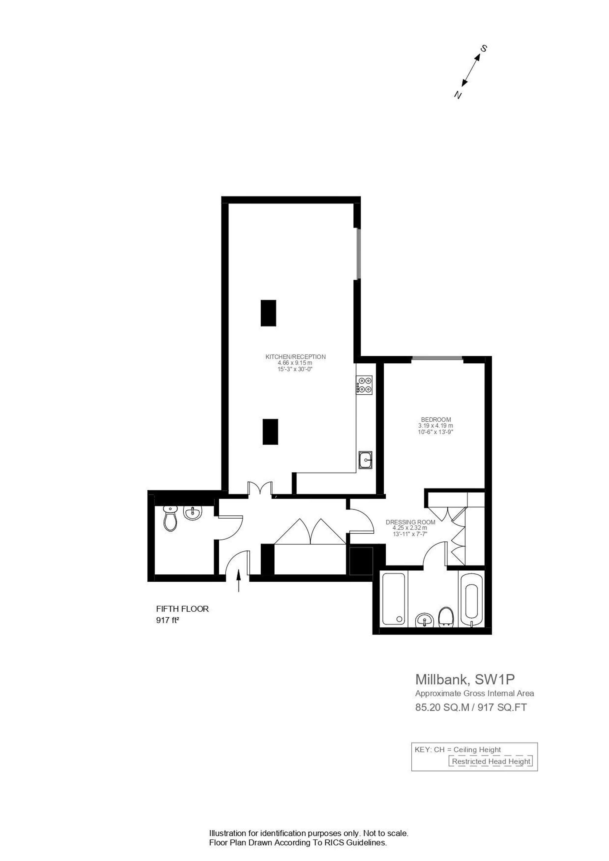 Apt 23, 9 Millbank, London, London floorplan
