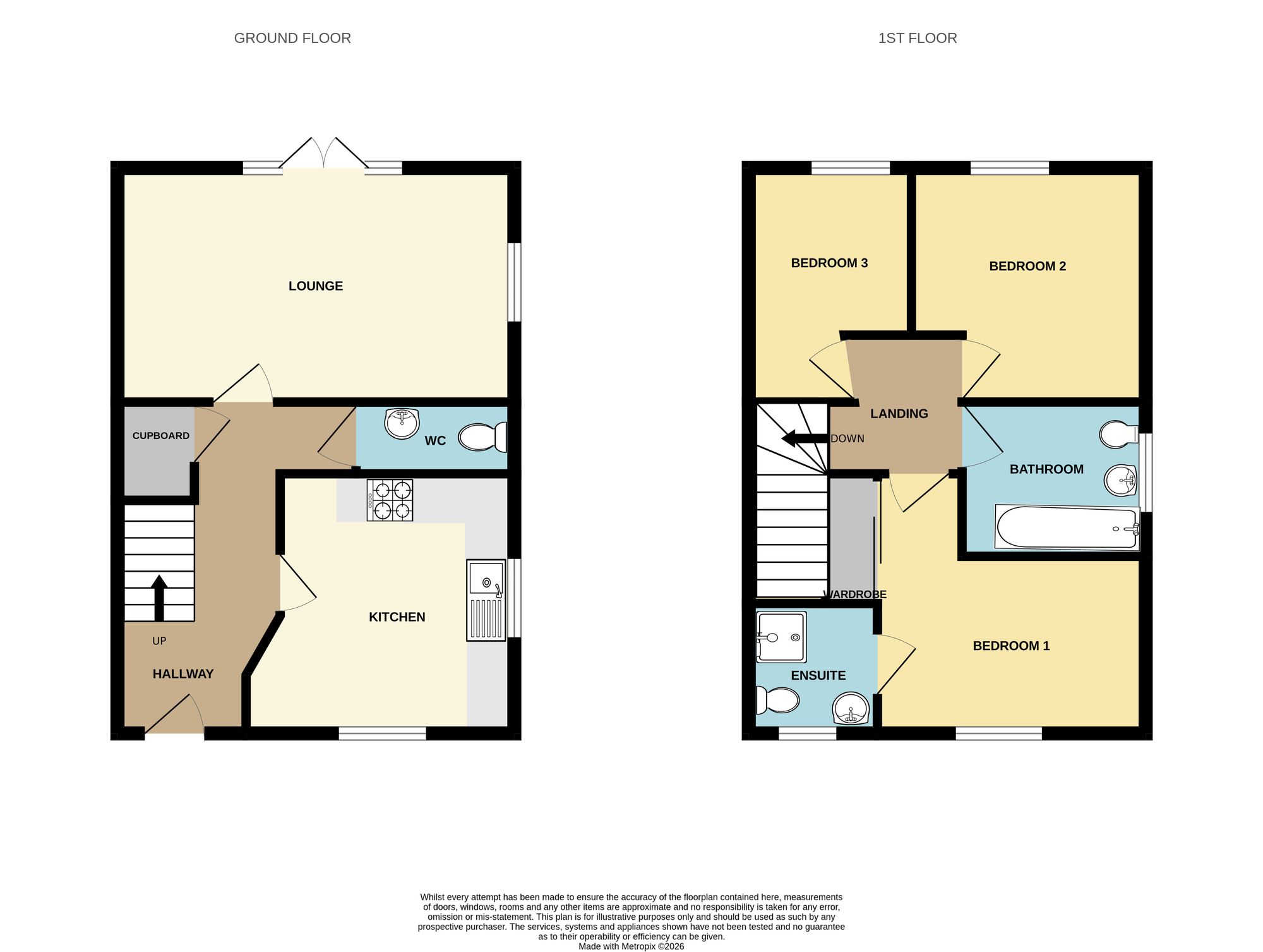 54 Hendy Avenue, Telford floorplan