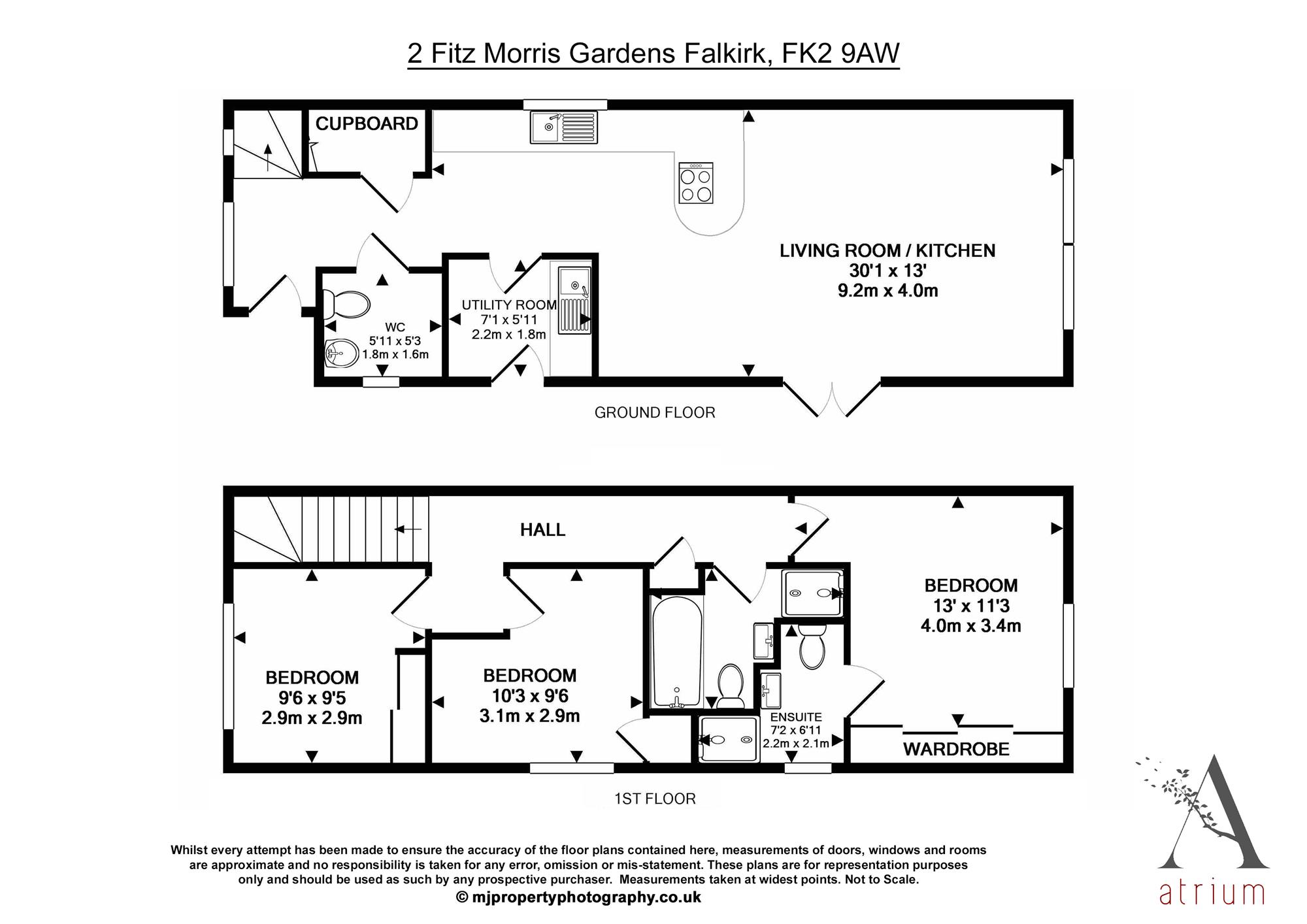 3 Bedrooms Detached house for sale in Fitz Morris Gardens, Laurieston, Falkirk FK2