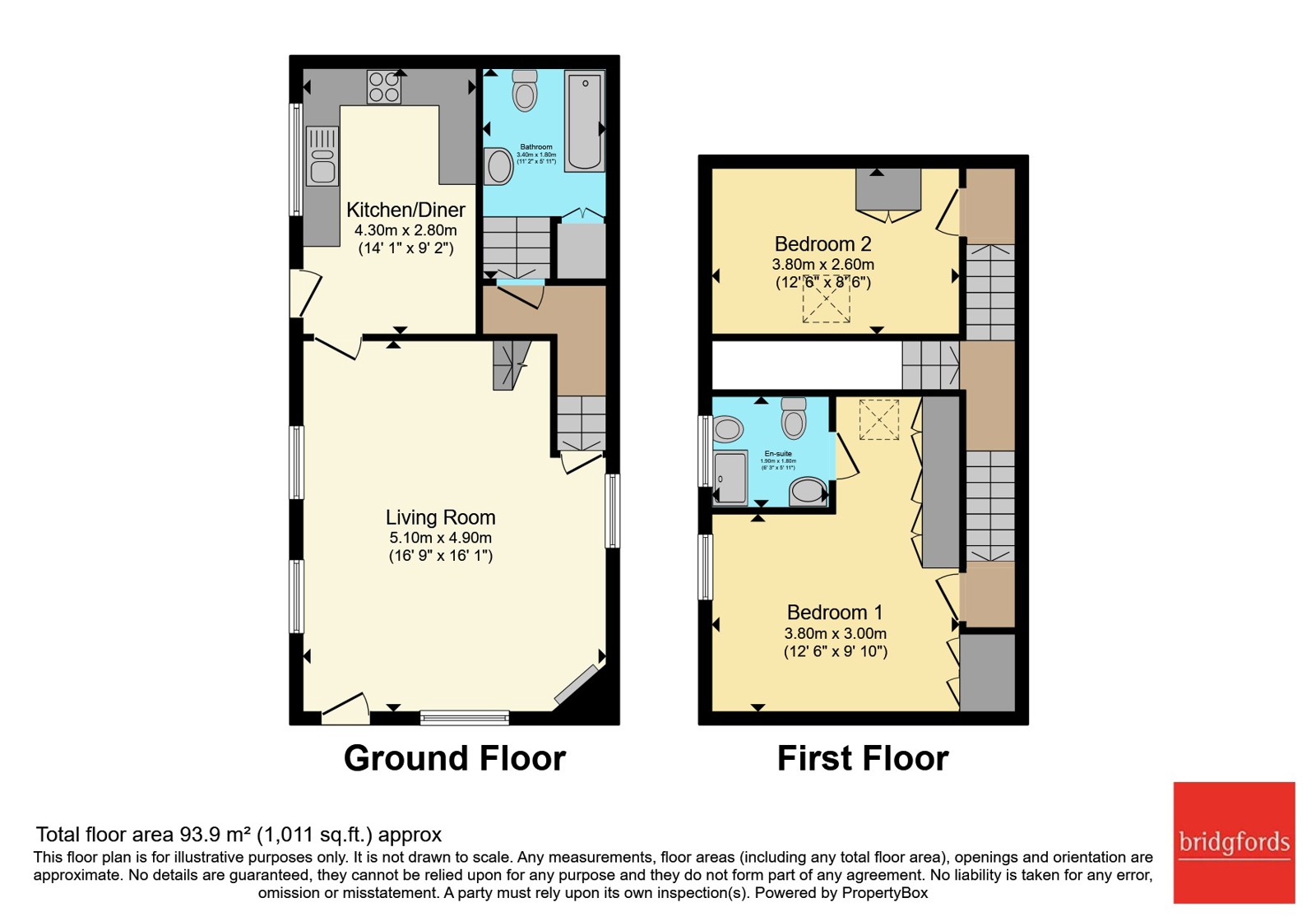 2, The Old School, Buxton floorplan