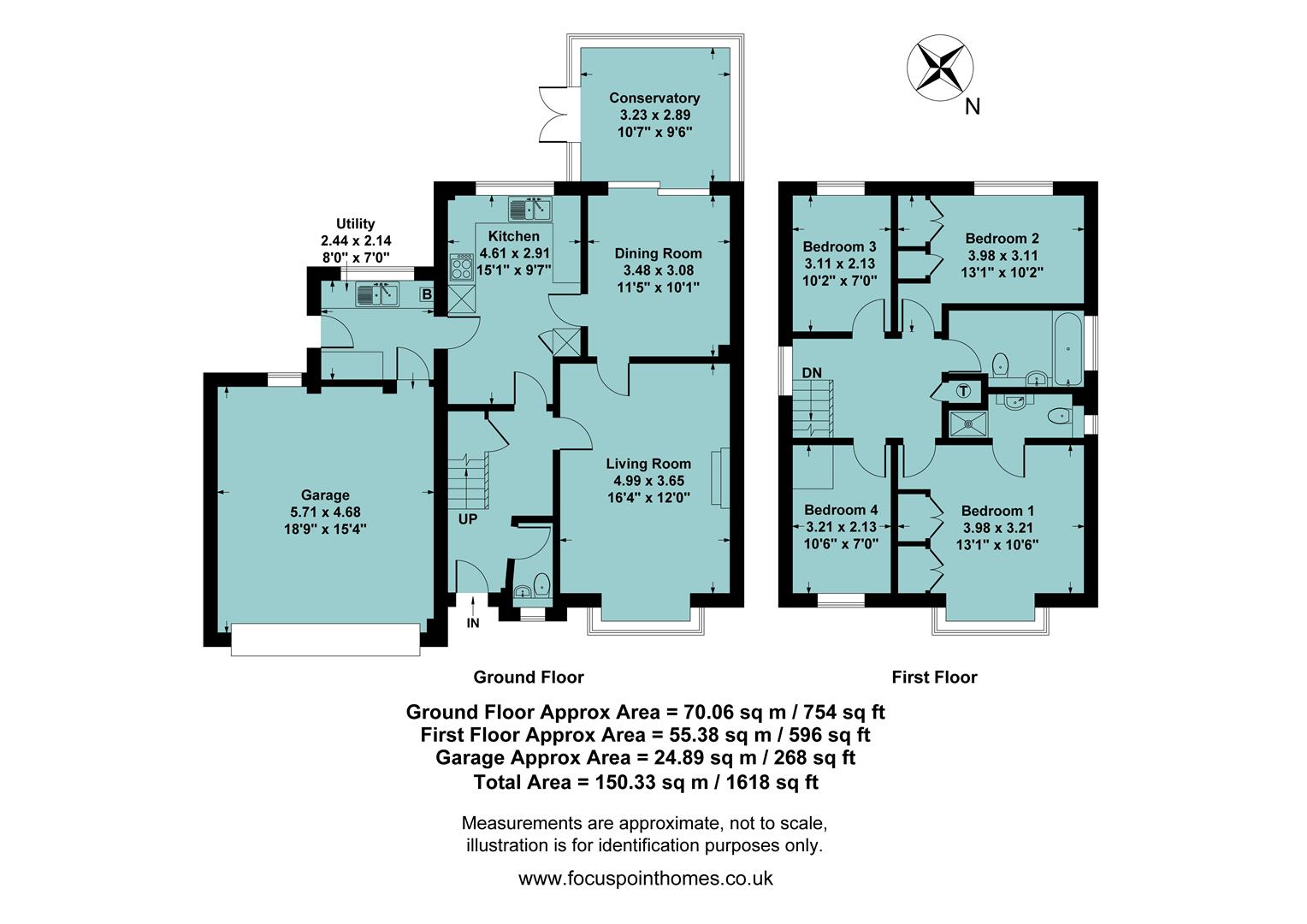 3, Powys Grove, Banbury floorplan