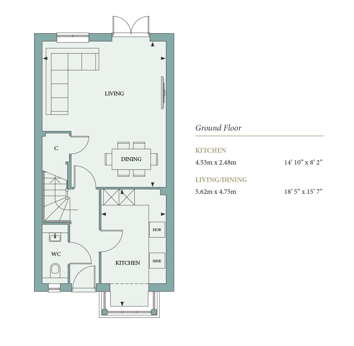 3 Bedrooms Semi-detached house for sale in Barleycroft, Church Street, Rudgwick RH12