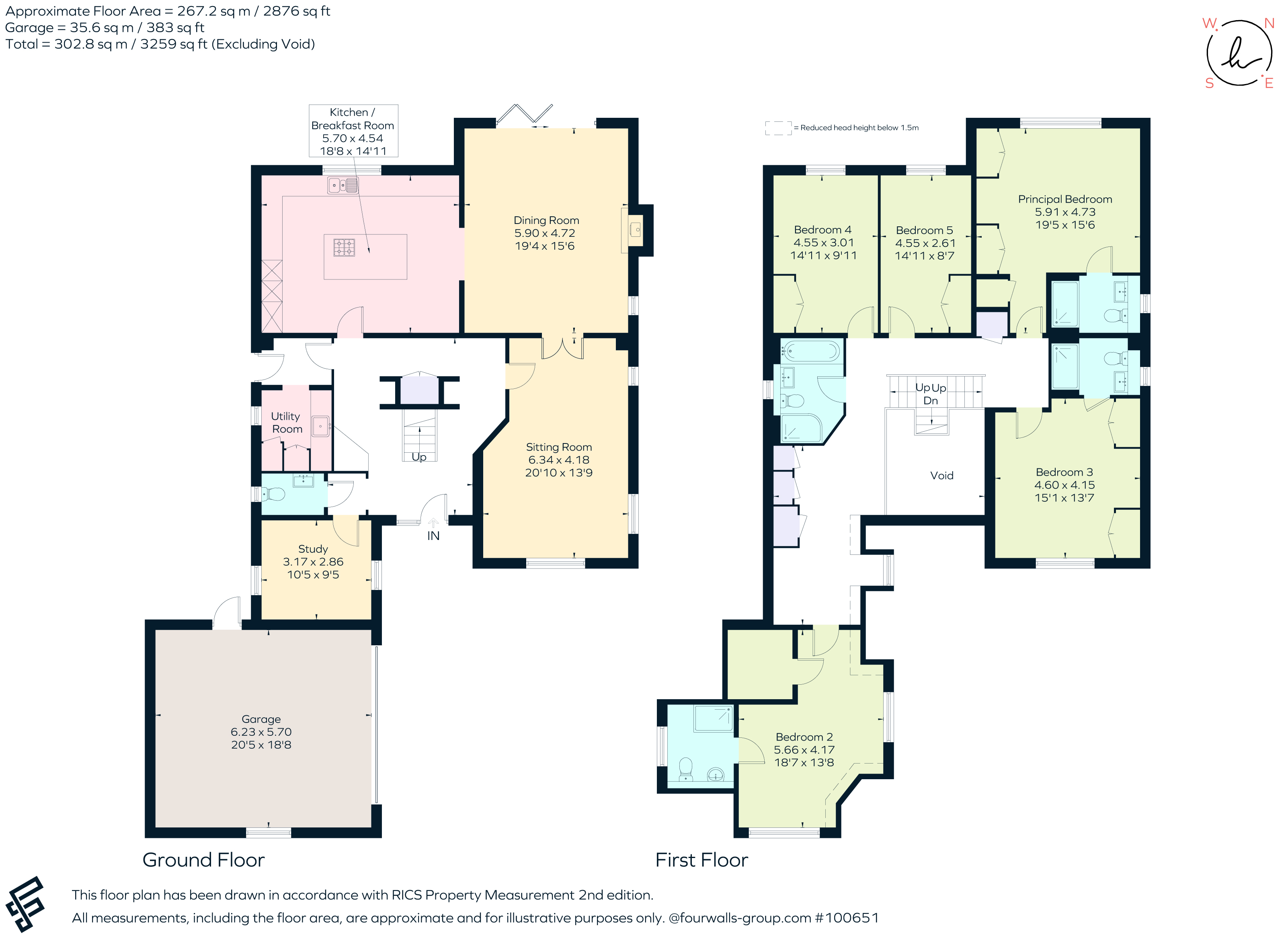 6, Stembridge Close, Newbury floorplan