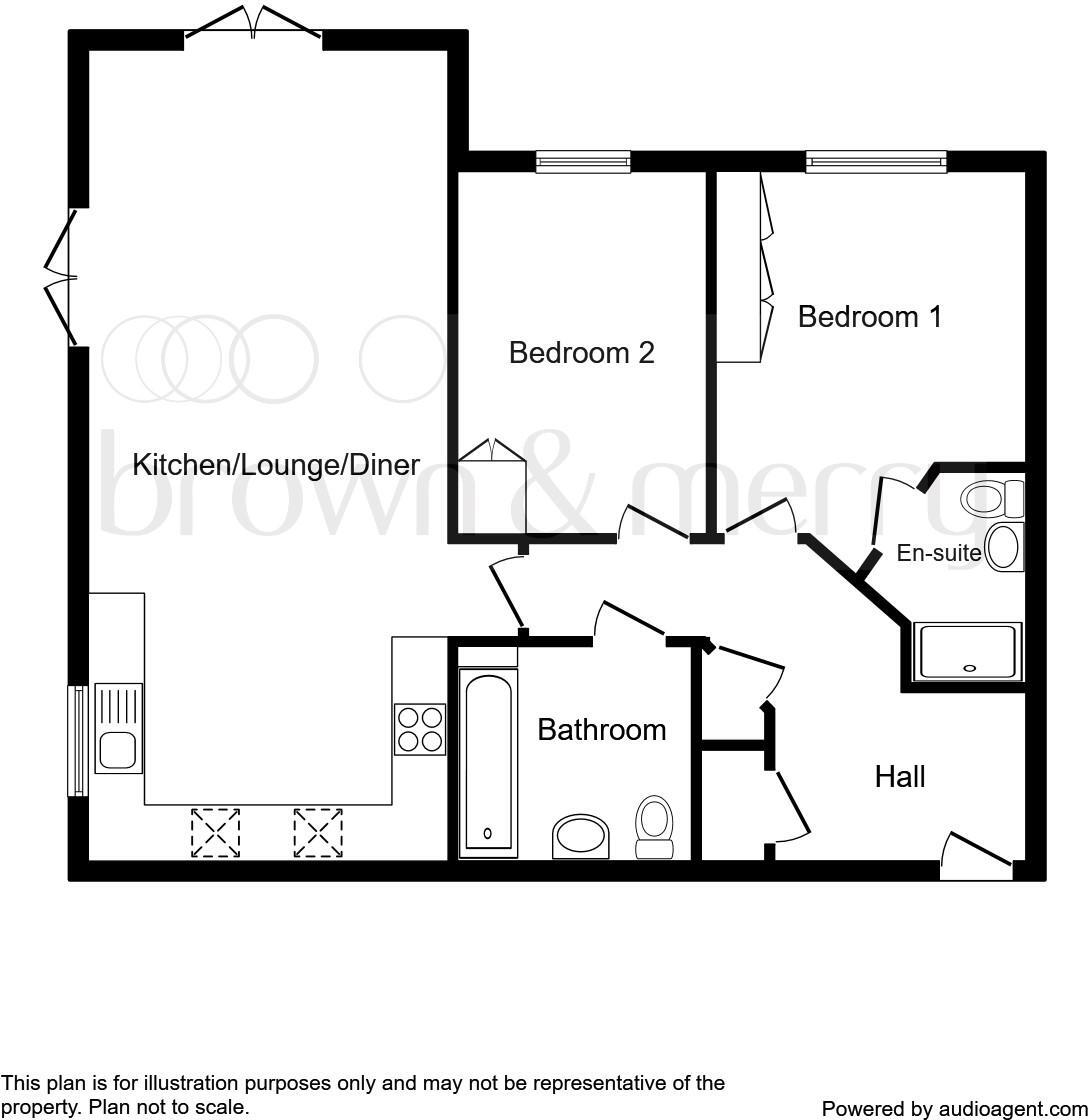 Flat 12, Chilton Place, Park Street, Aylesbury floorplan