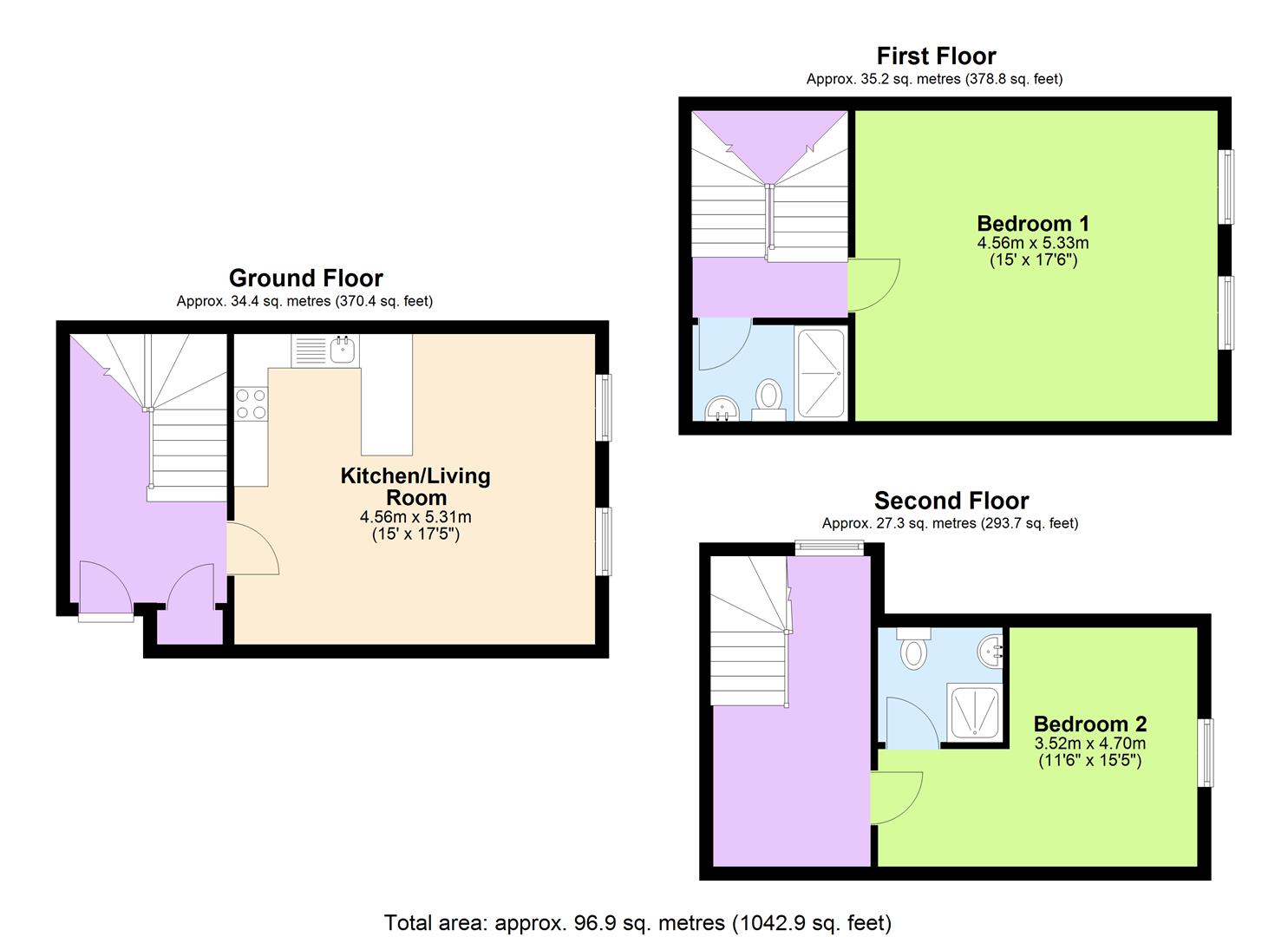 21a Widemarsh Street, Hereford floorplan