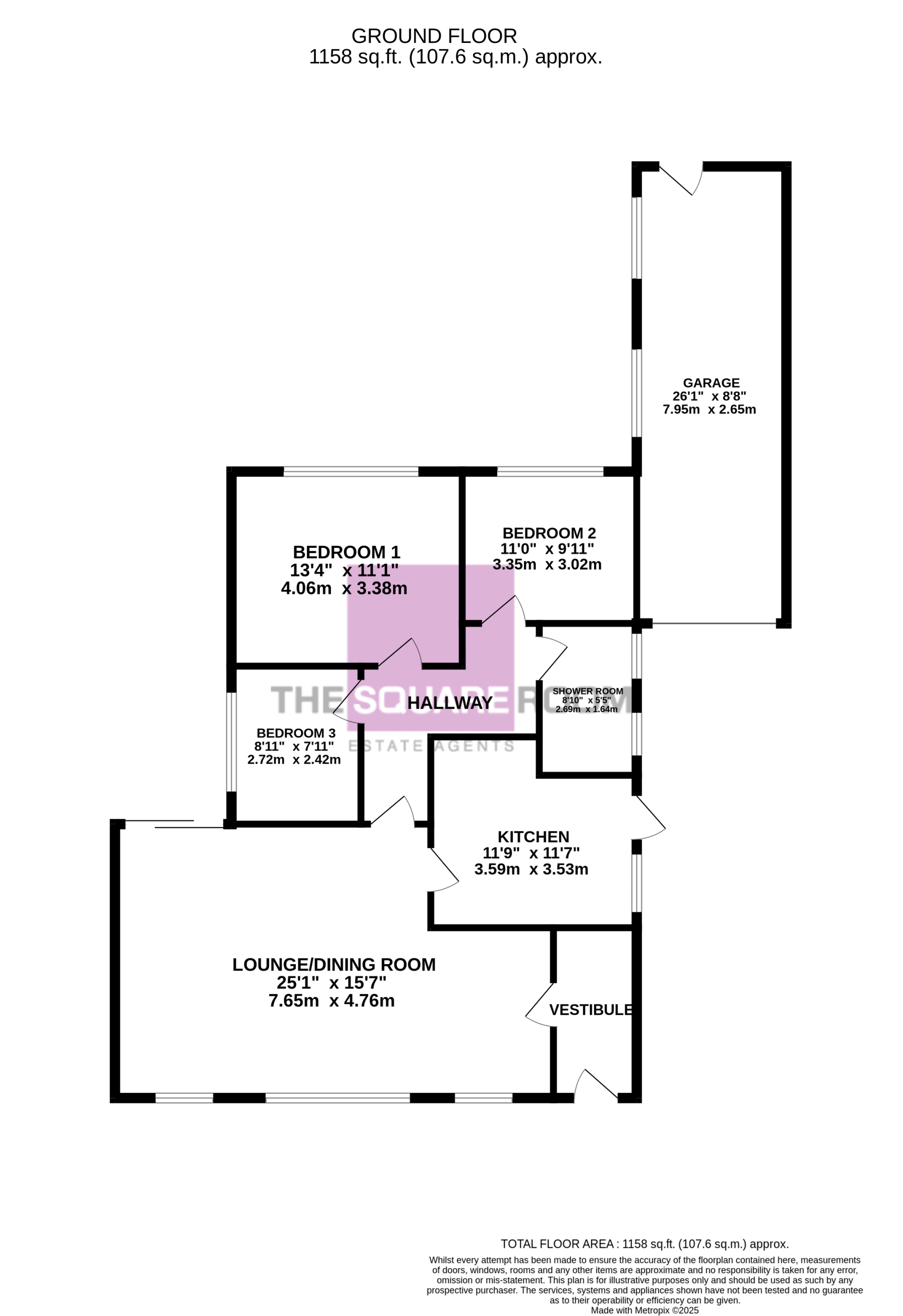 Islay,, Lancaster Road, Knott End on Sea floorplan
