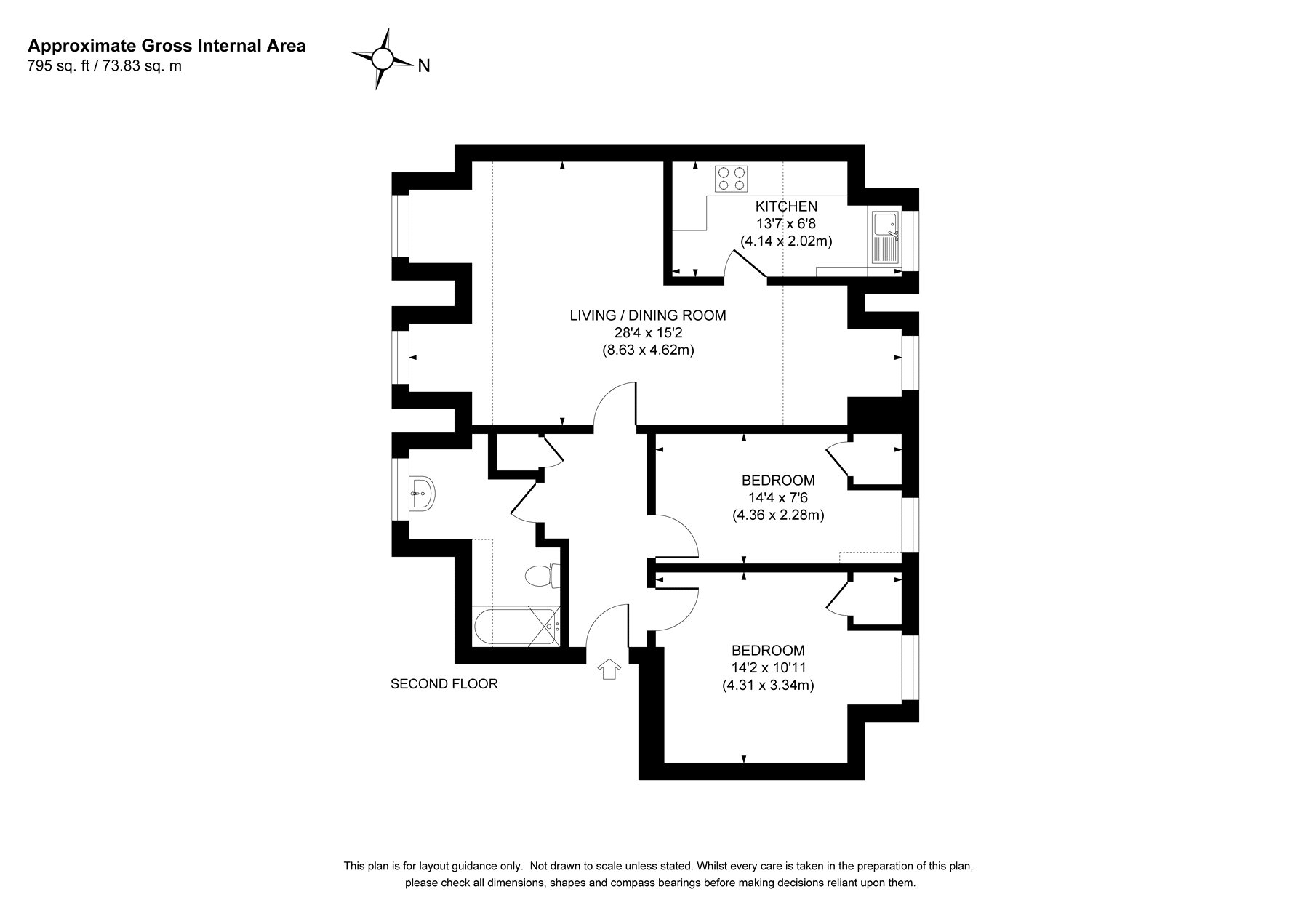 Alexandra Gardens, Woking floorplan
