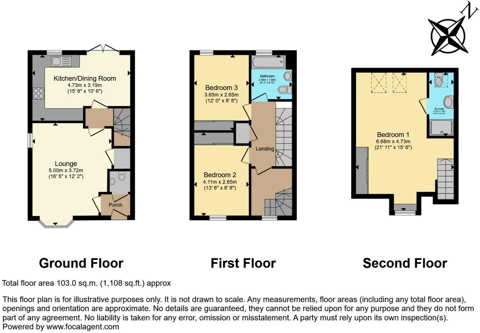 1, Hutchins Close, Overstone floorplan