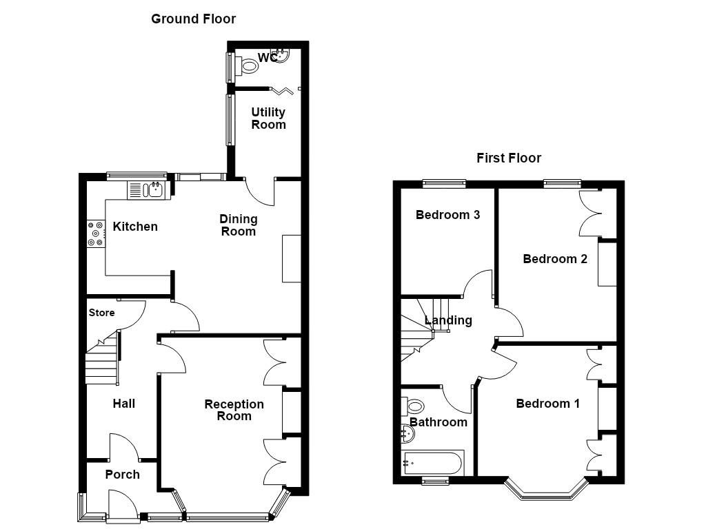 32, Longmead Road, Salford floorplan