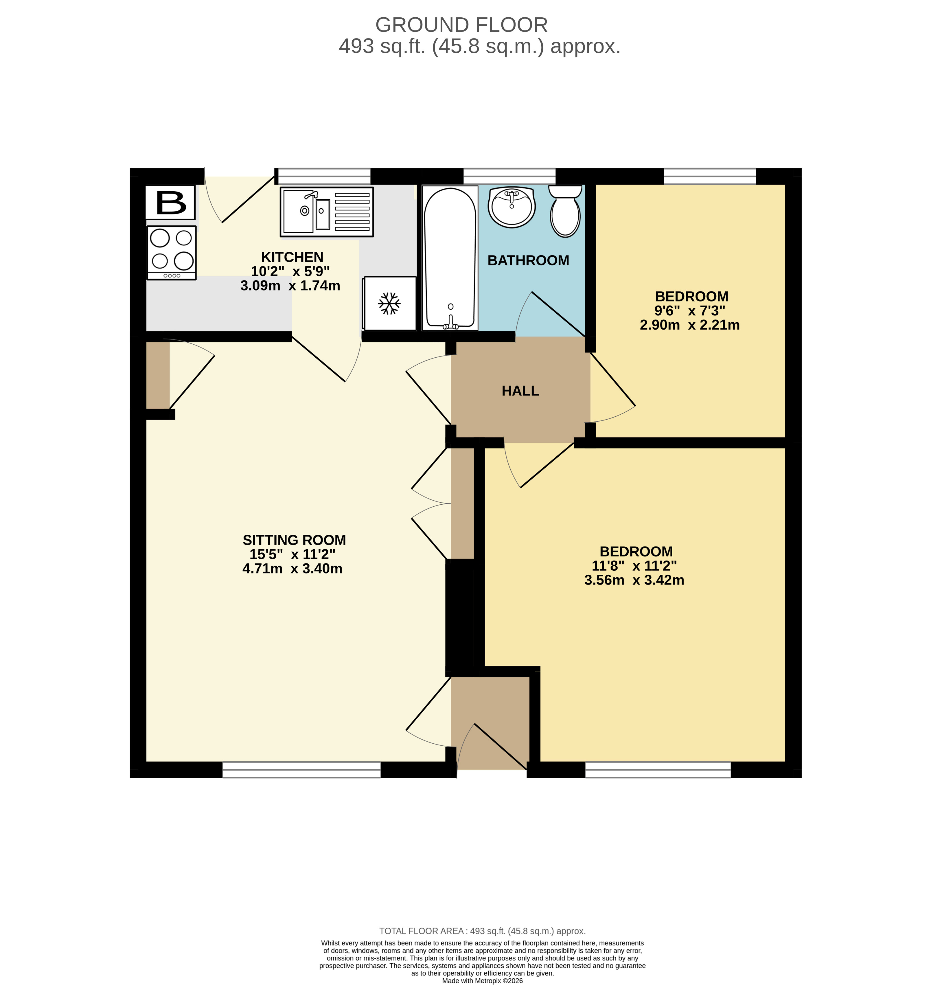 North View Drive, Whissonsett floorplan
