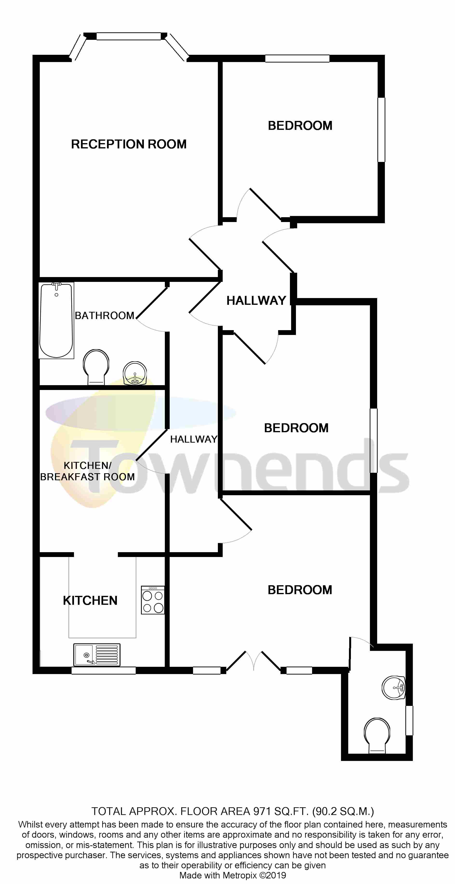 3 Bedrooms Flat to rent in Friends Road, Croydon CR0