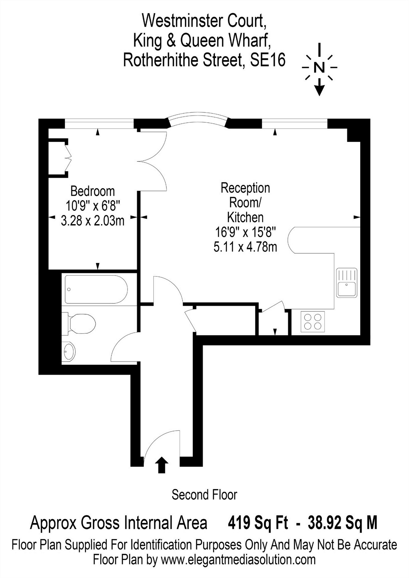 1 Bedrooms Flat to rent in Westminster Court, Rotherhithe Street, London SE16