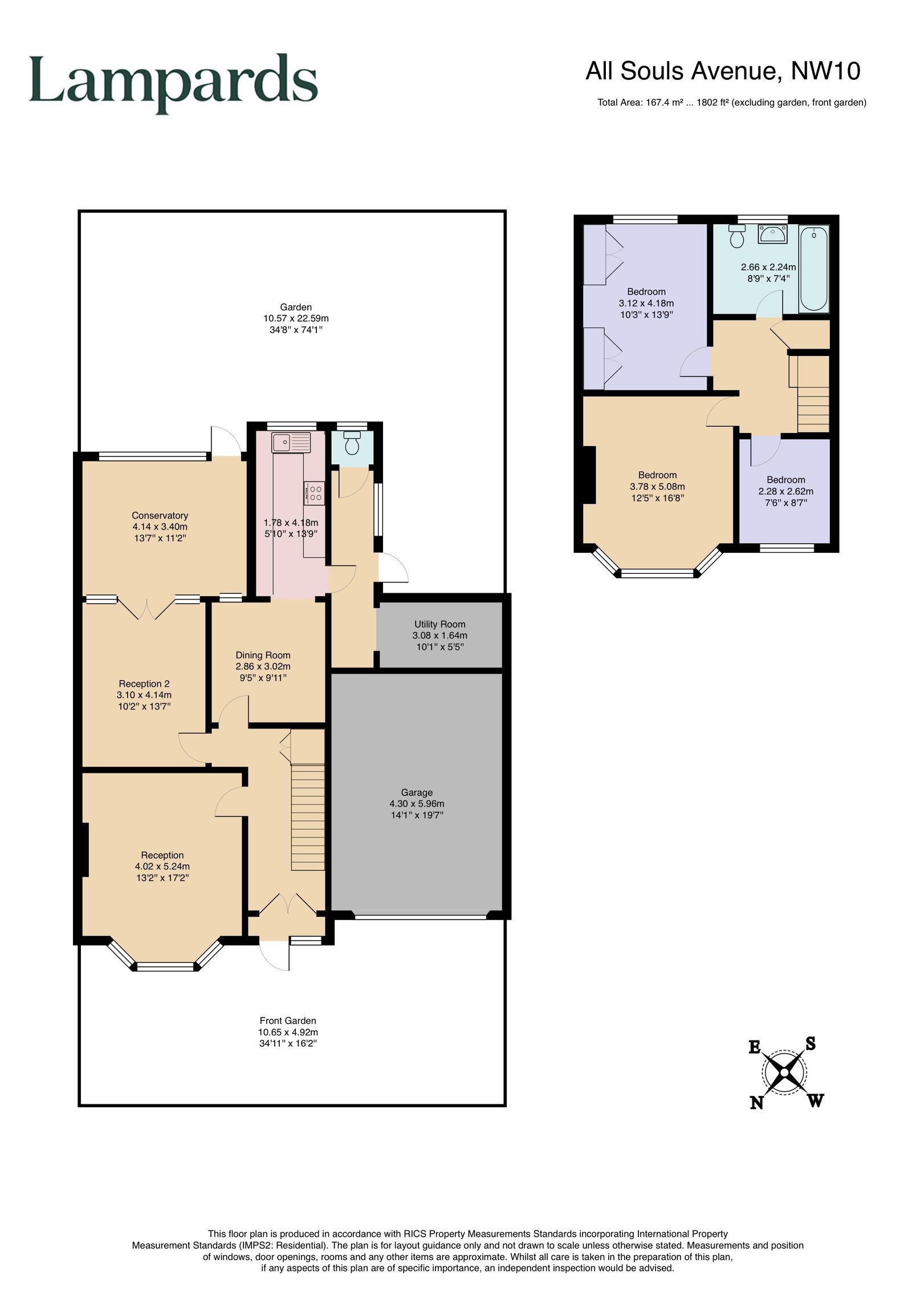 145, All Souls Avenue, London floorplan