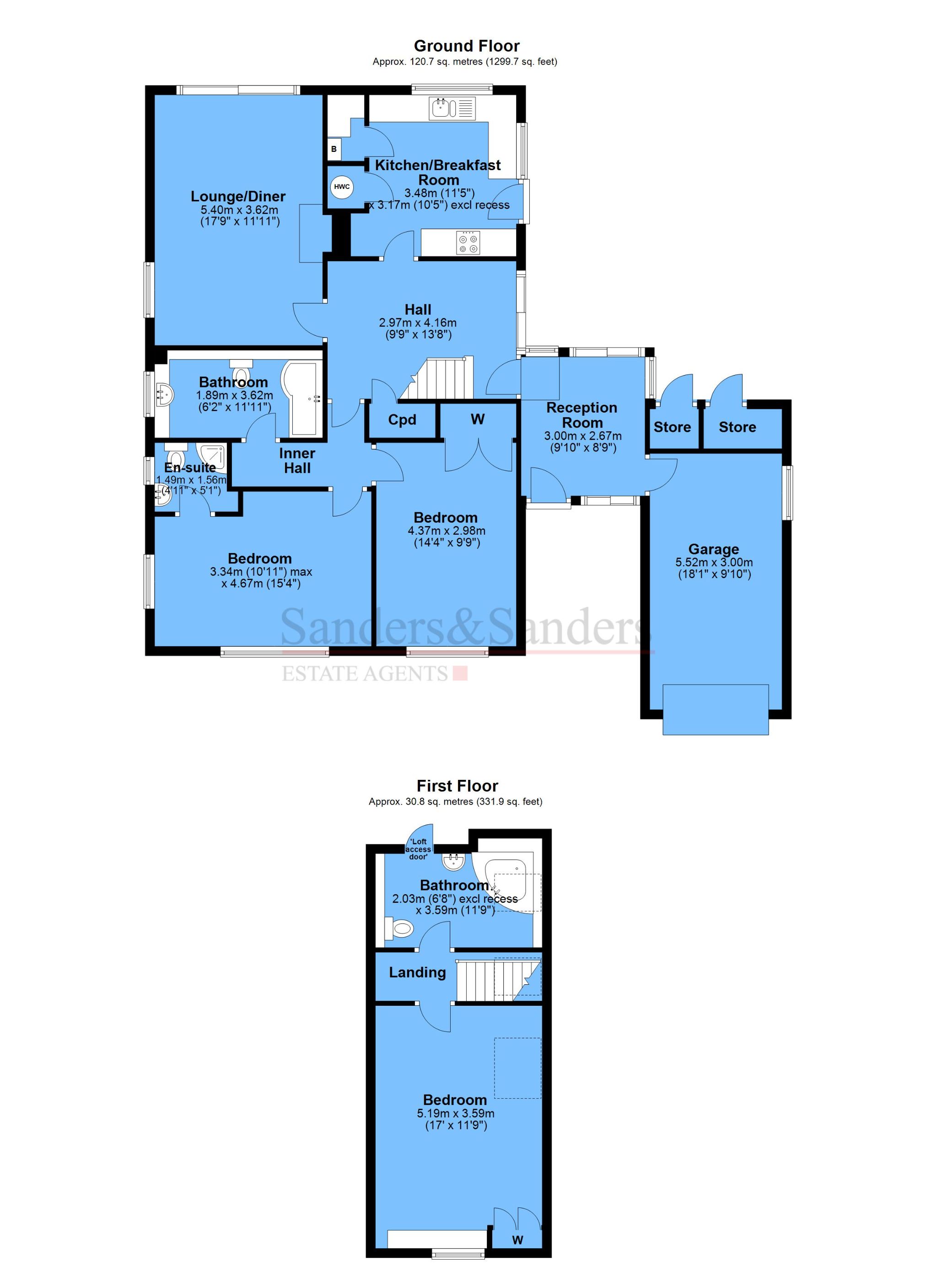 9 Quineys Leys, Stratford-upon-Avon floorplan
