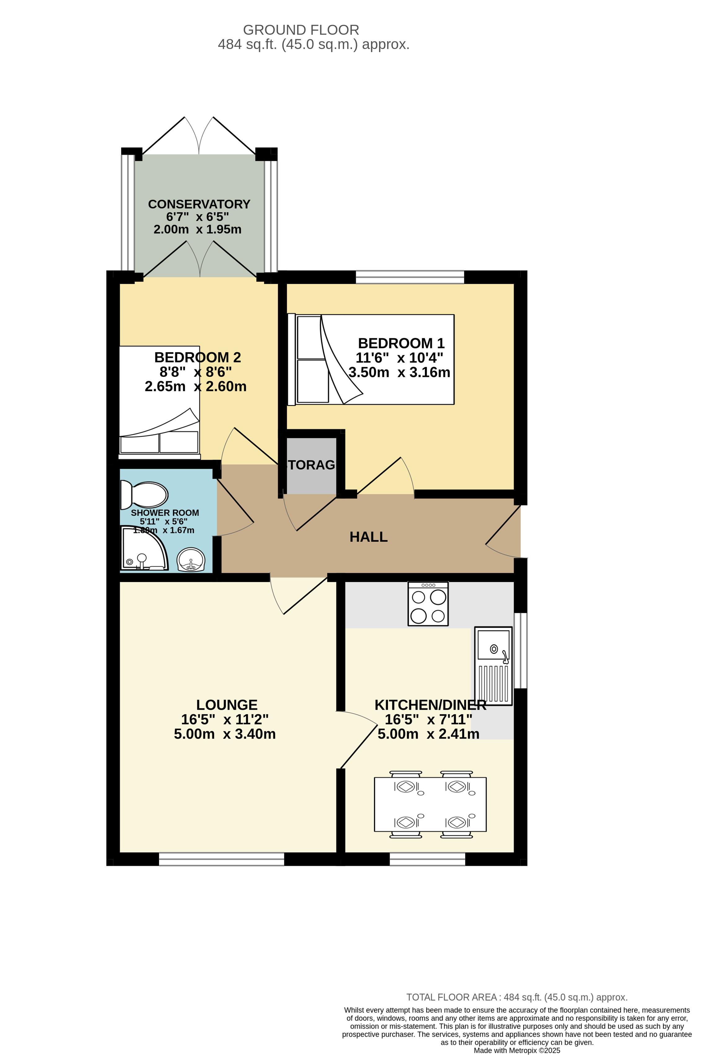 97, Nether Court, Essex floorplan