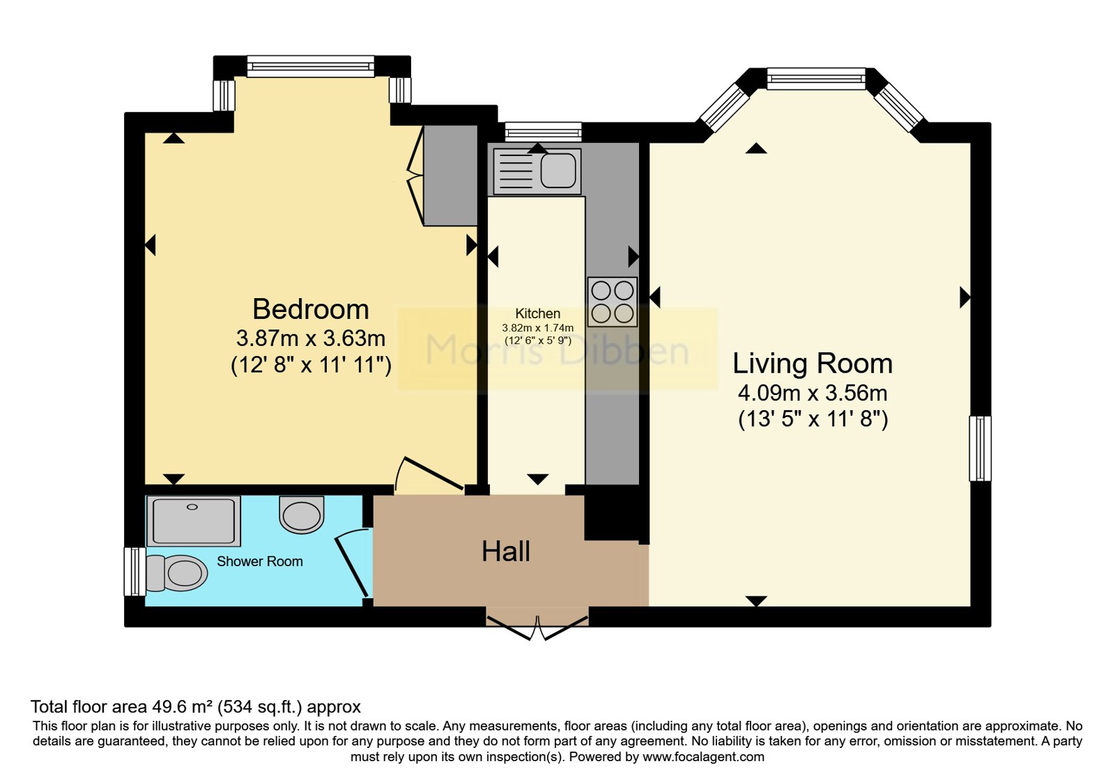 Flat 2, 2F,, Westridge Road, Hampshire floorplan