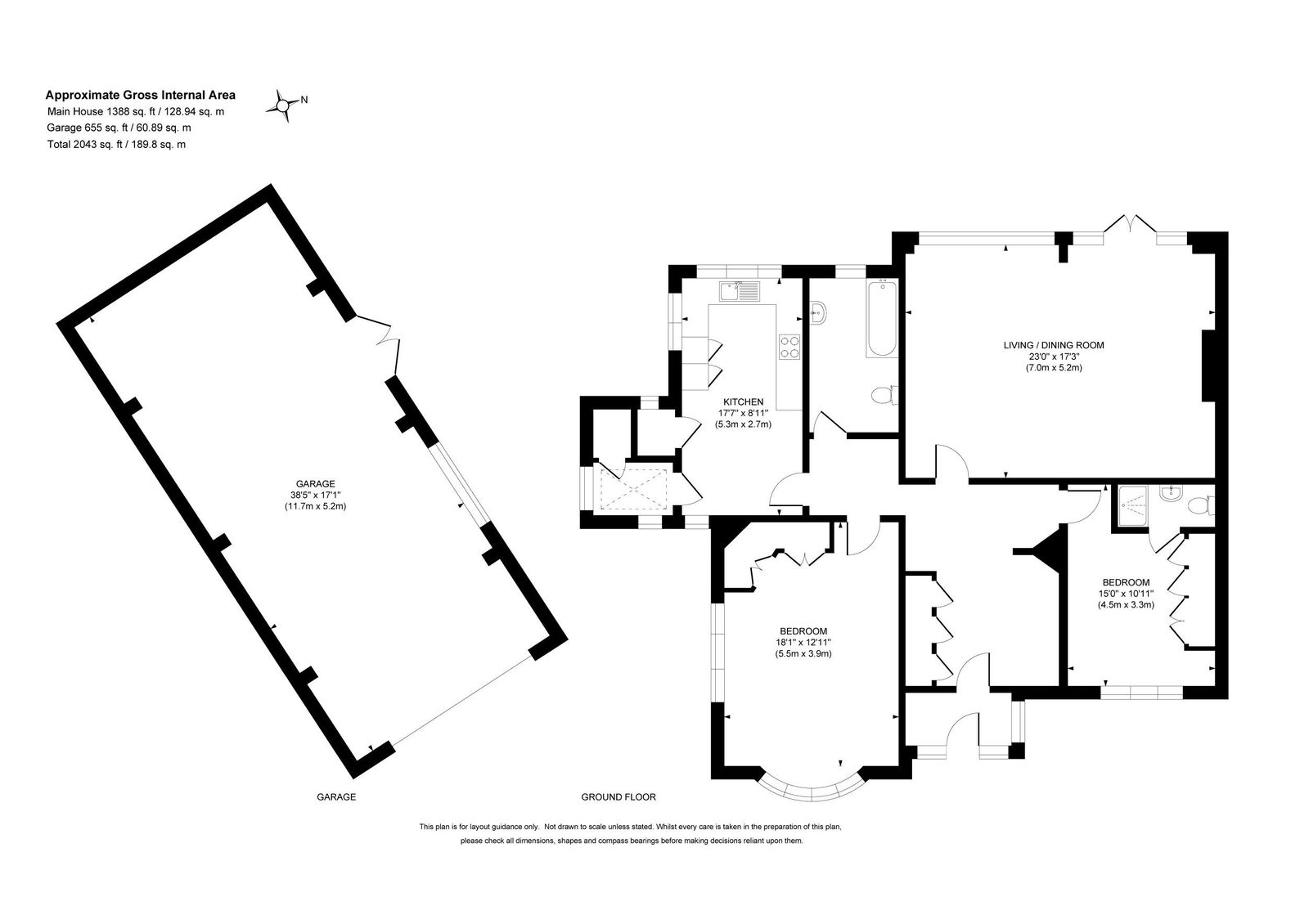 Squirrels Oak, Manor Close, Leatherhead floorplan