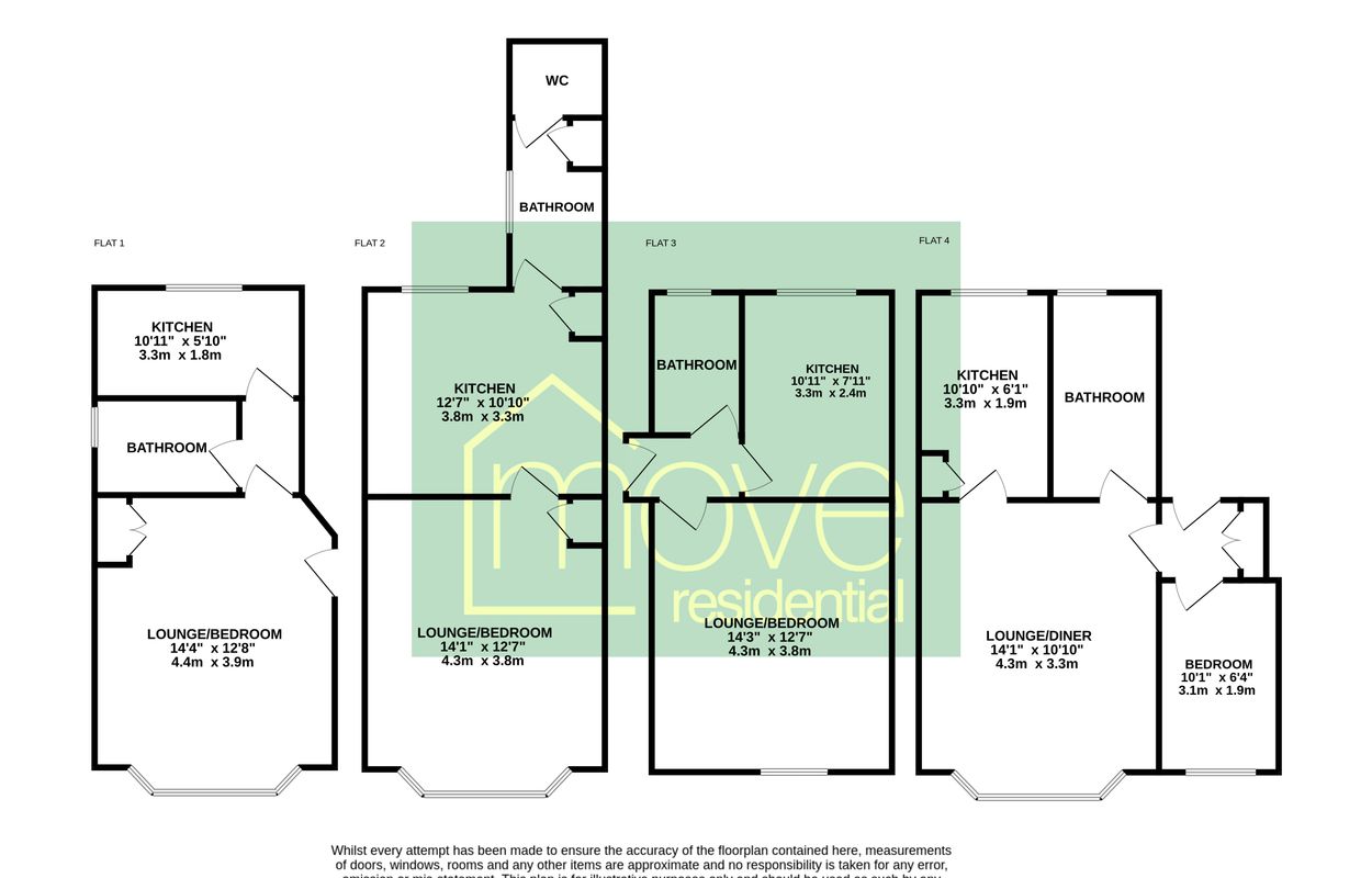 Flat 2, 5, Molineux Avenue, Liverpool floorplan