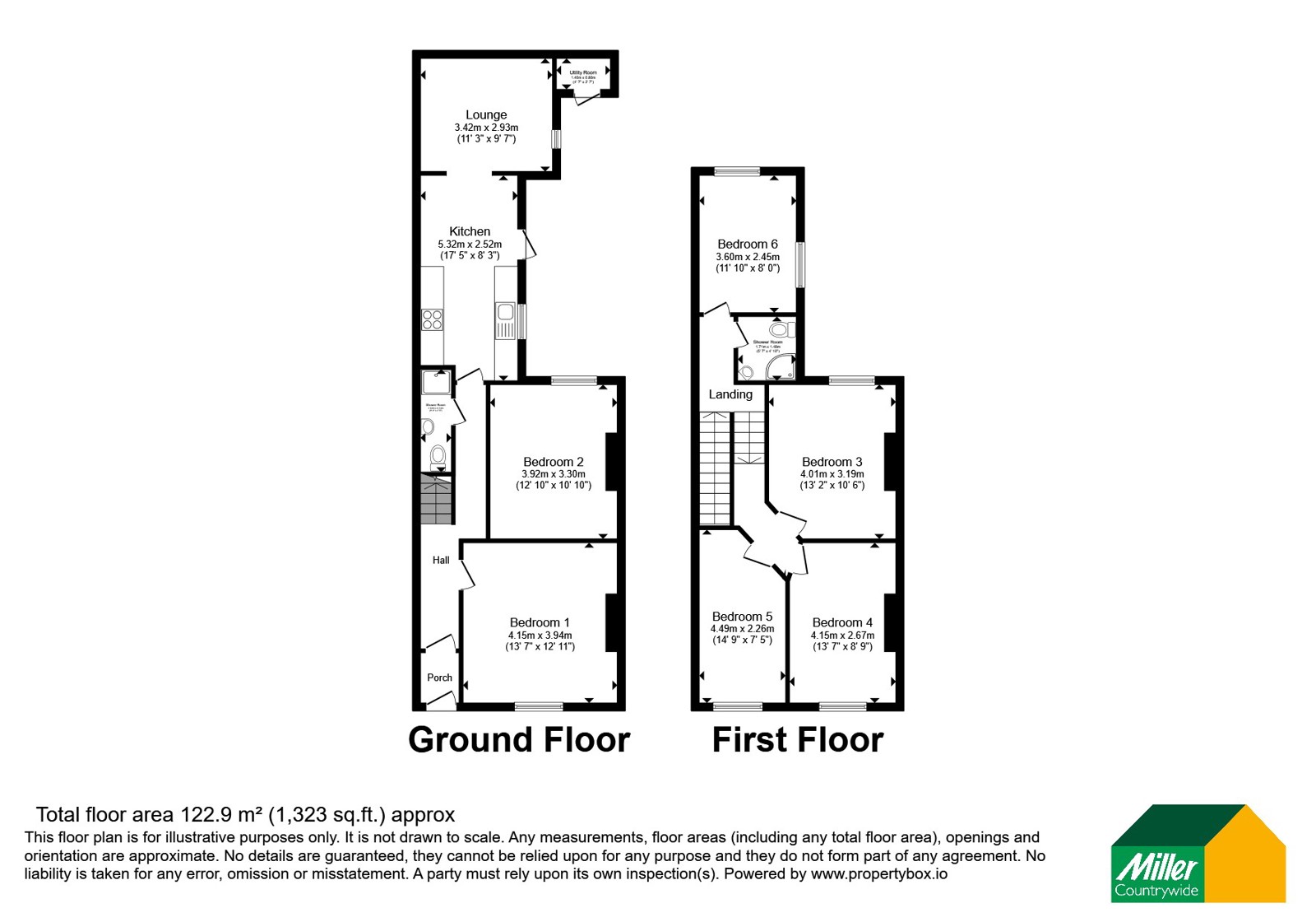 22, Plym Street, Devon floorplan