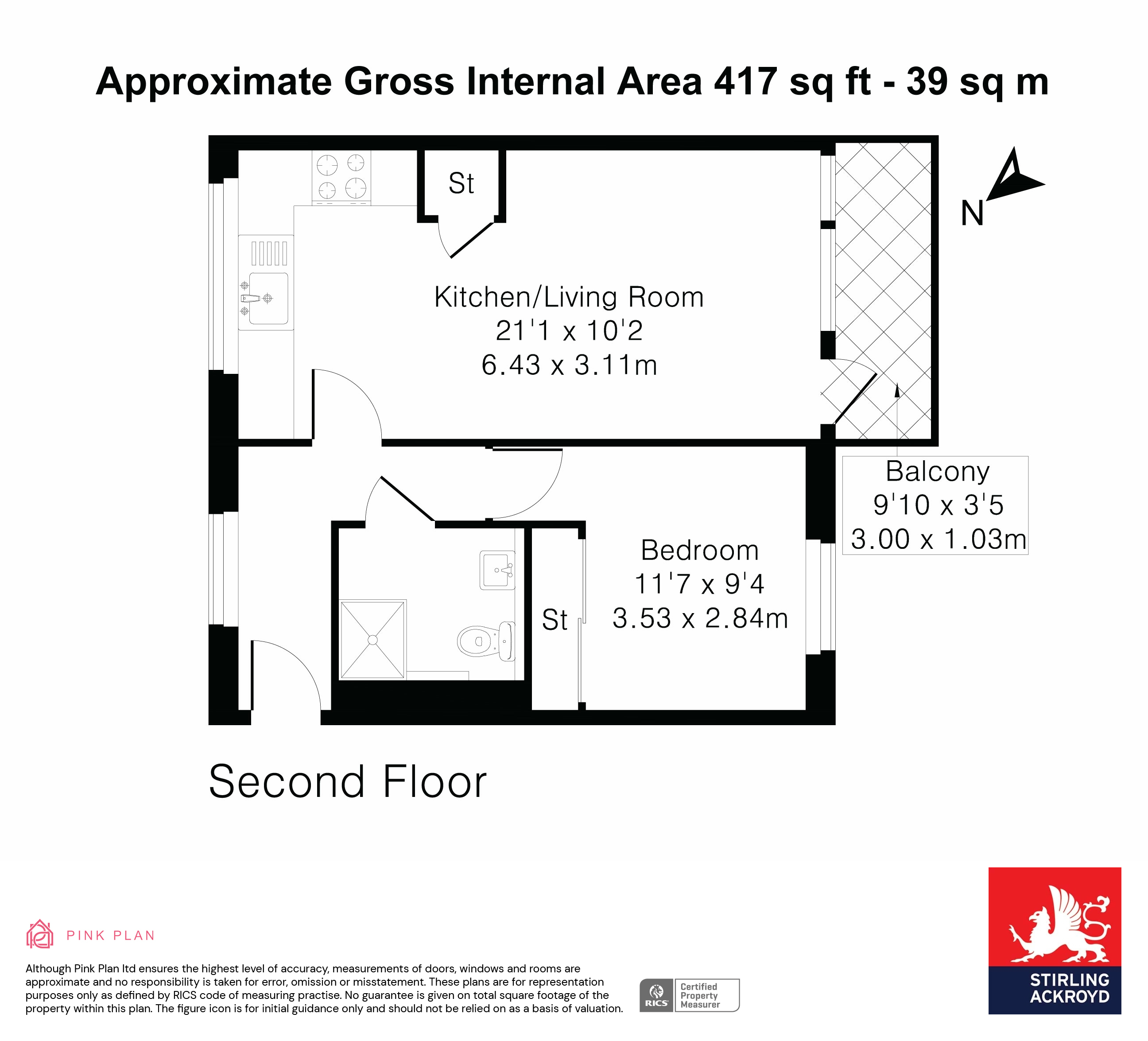 Reading Lane, London floorplan