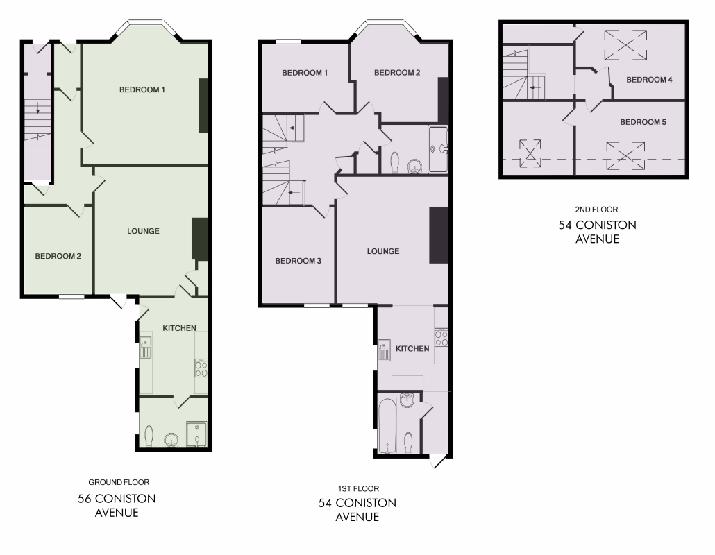 56, Coniston Avenue, Newcastle floorplan