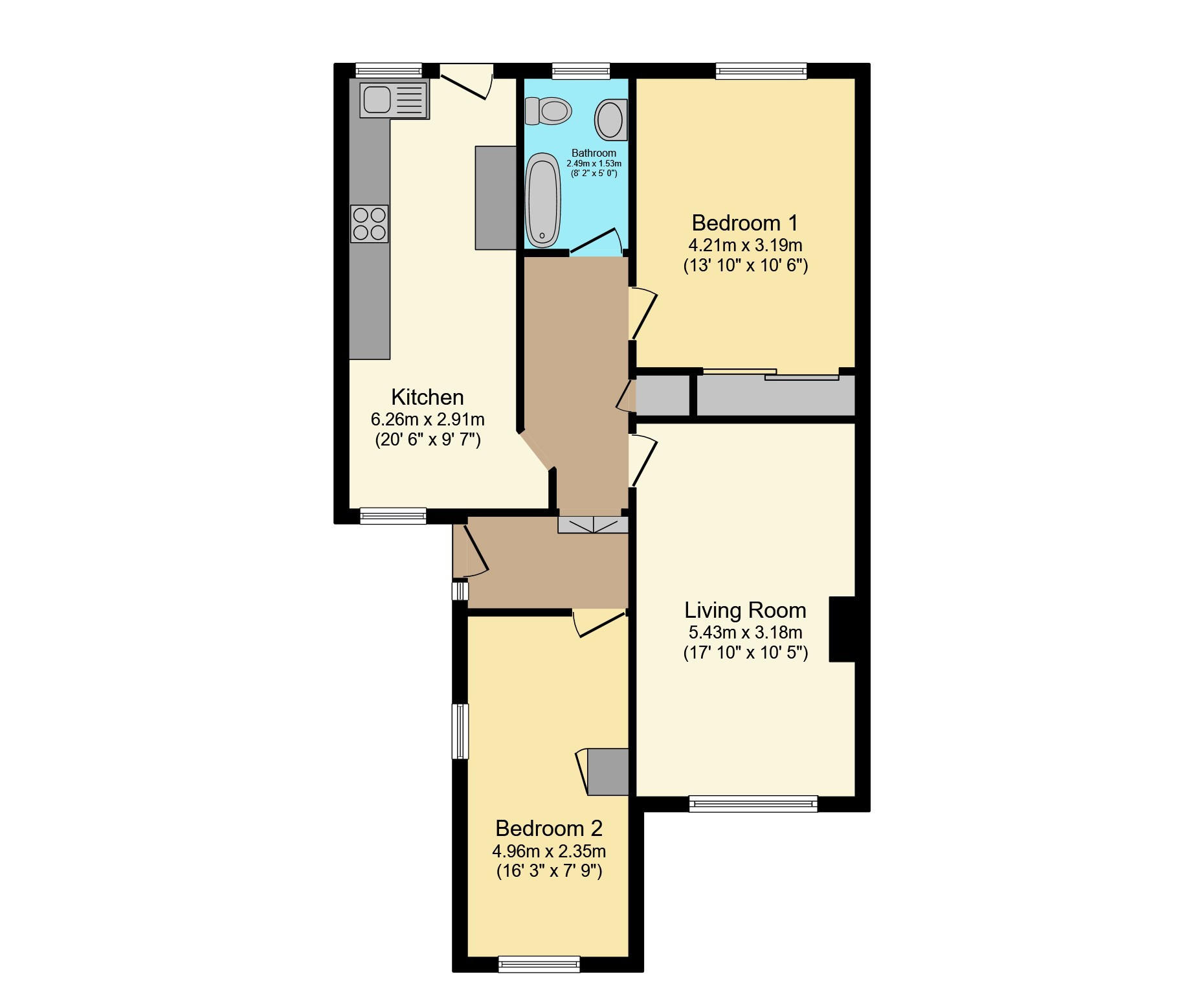 Maes Owen, Bodelwyddan LL18, 2 bedroom bungalow for sale 64654311