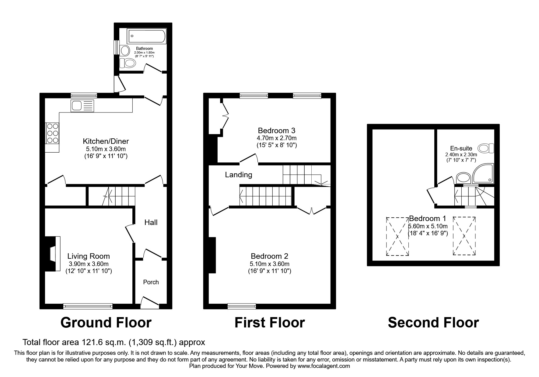 Room 3, 36, Ashley Street, Carlisle floorplan