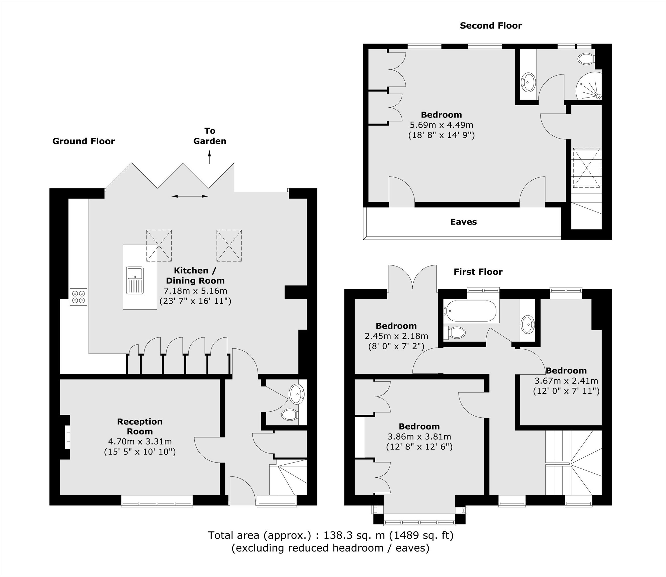 8, Stanley Road, London floorplan