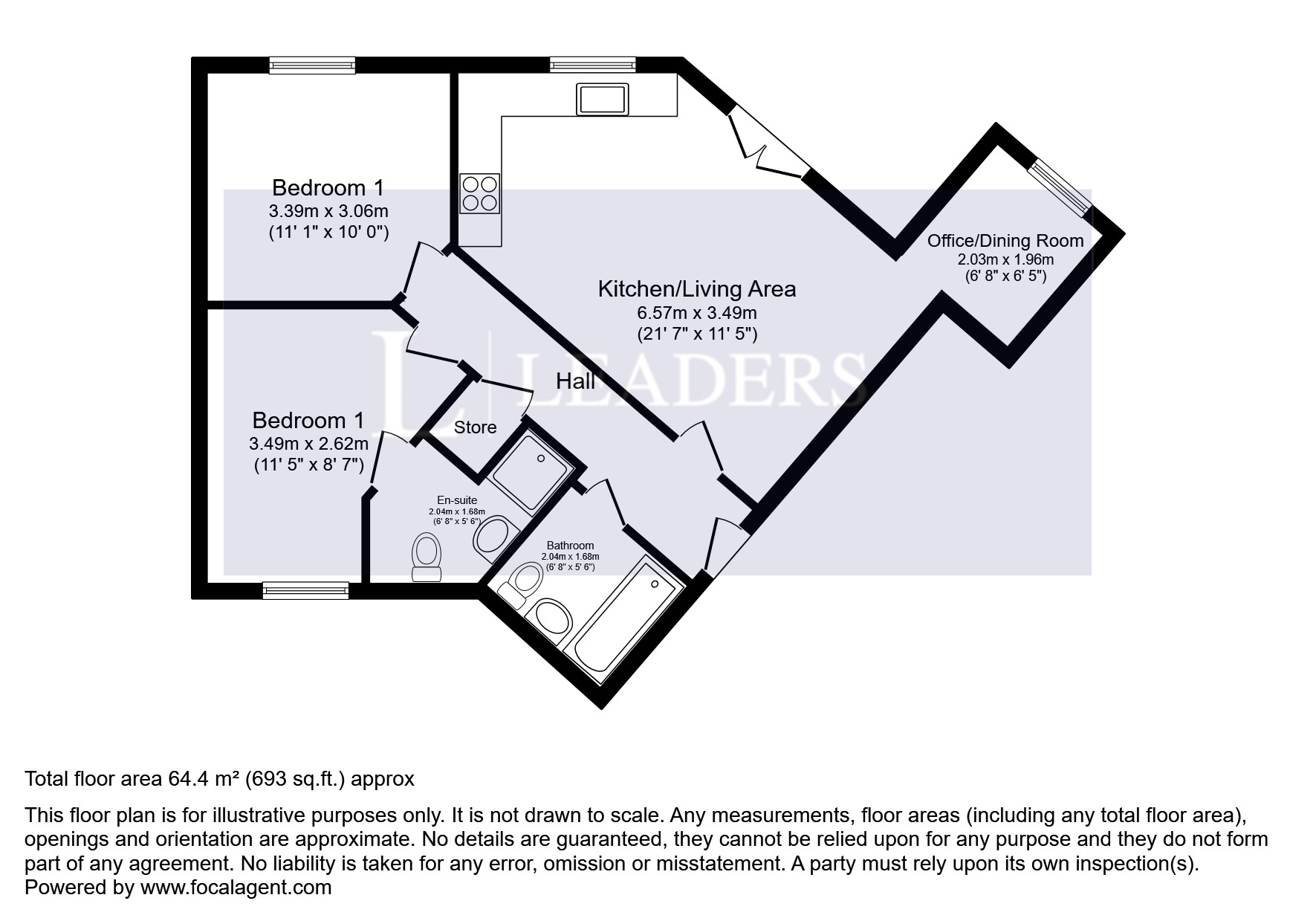 42, College Green Walk, Derby floorplan
