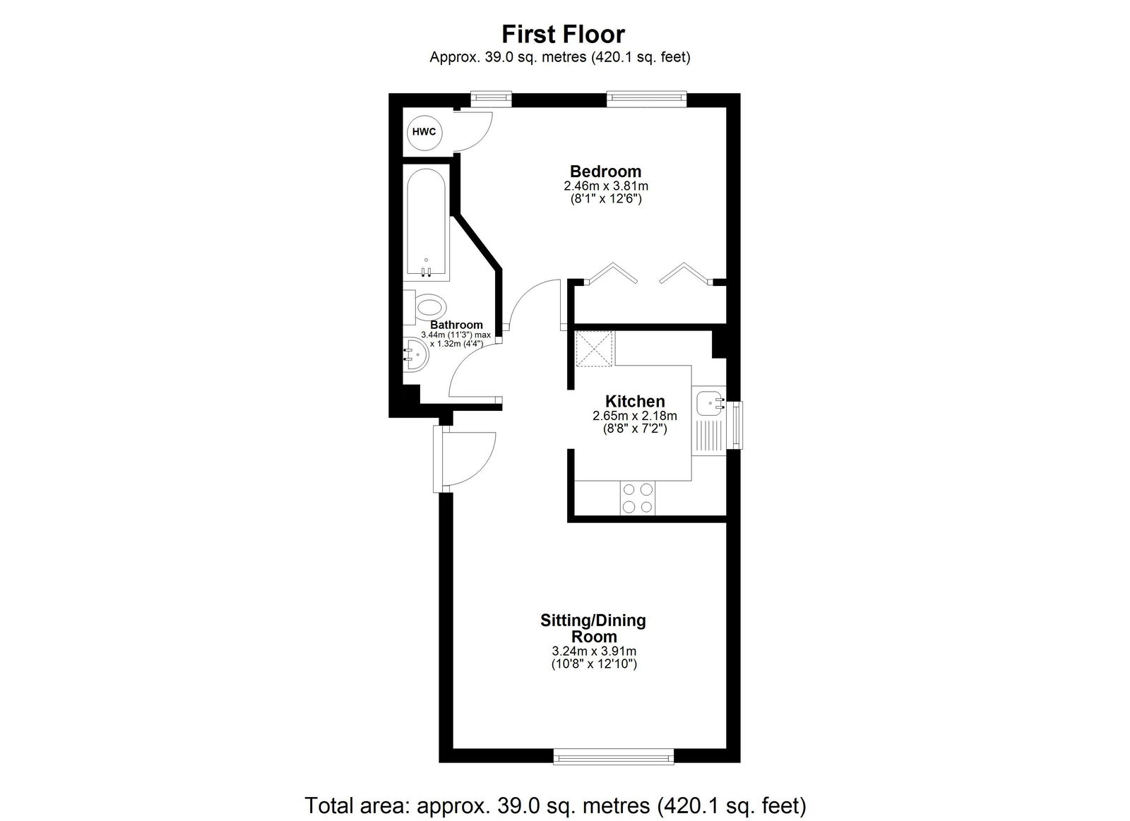 5, Five Trees Close, Tetbury floorplan