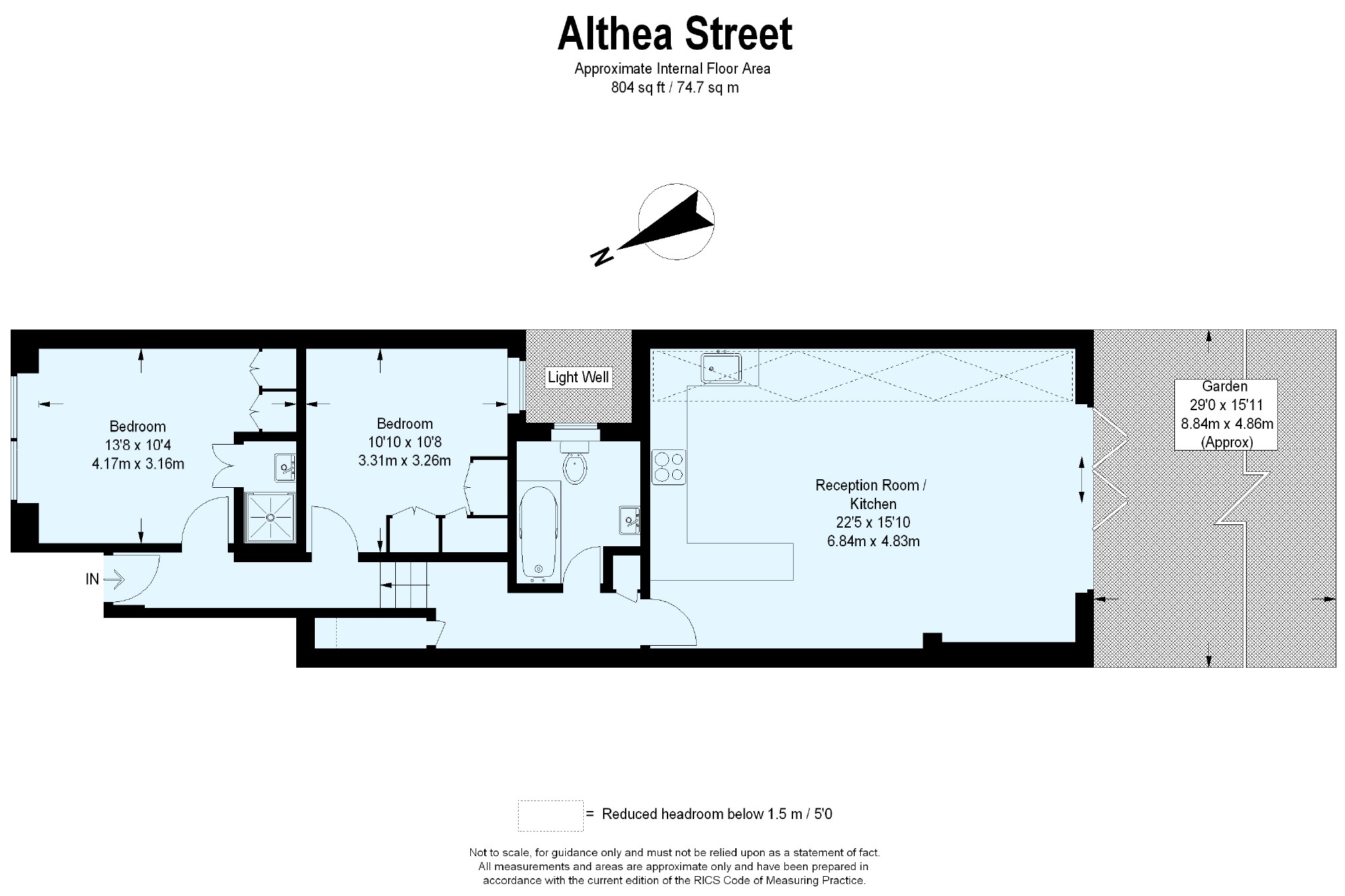 2 Bedrooms Flat to rent in Althea Street, Fulham, London SW6