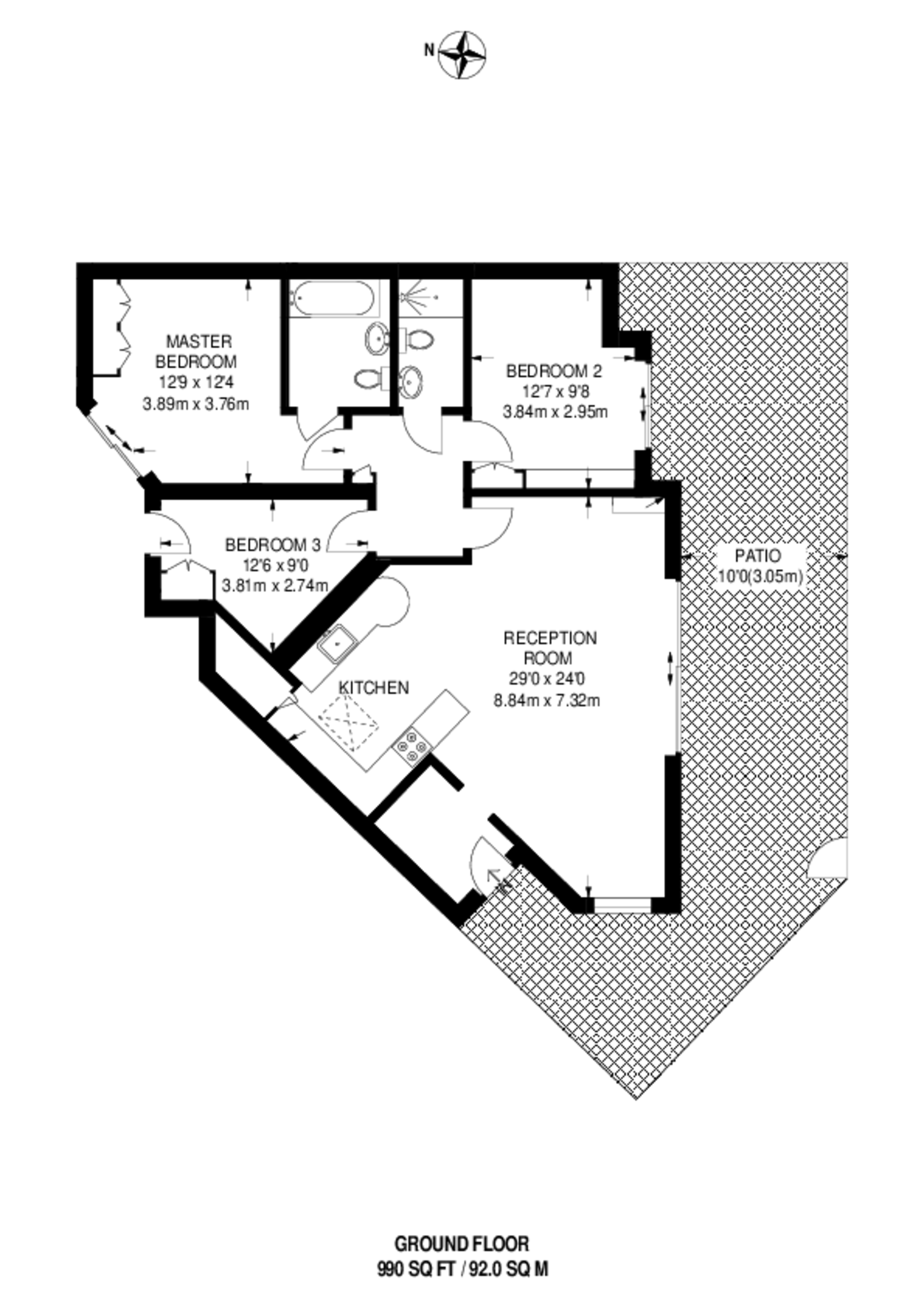 Leopold Road, Wimbledon floorplan