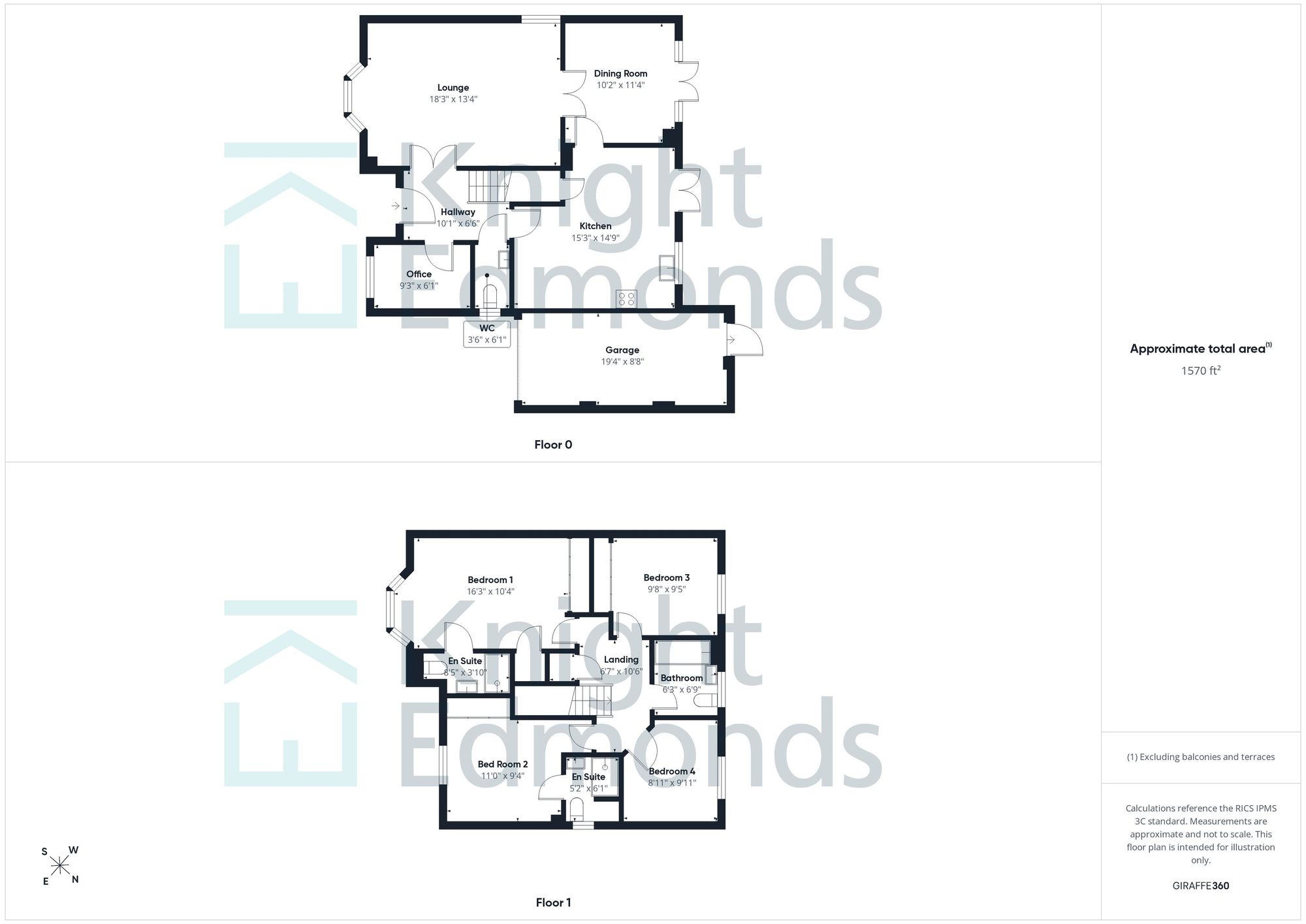 16 Furfield Chase, Maidstone floorplan
