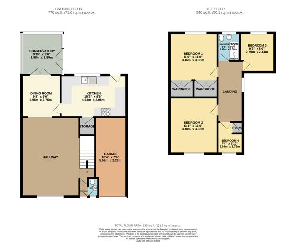 16, Amberwood, Oldham floorplan