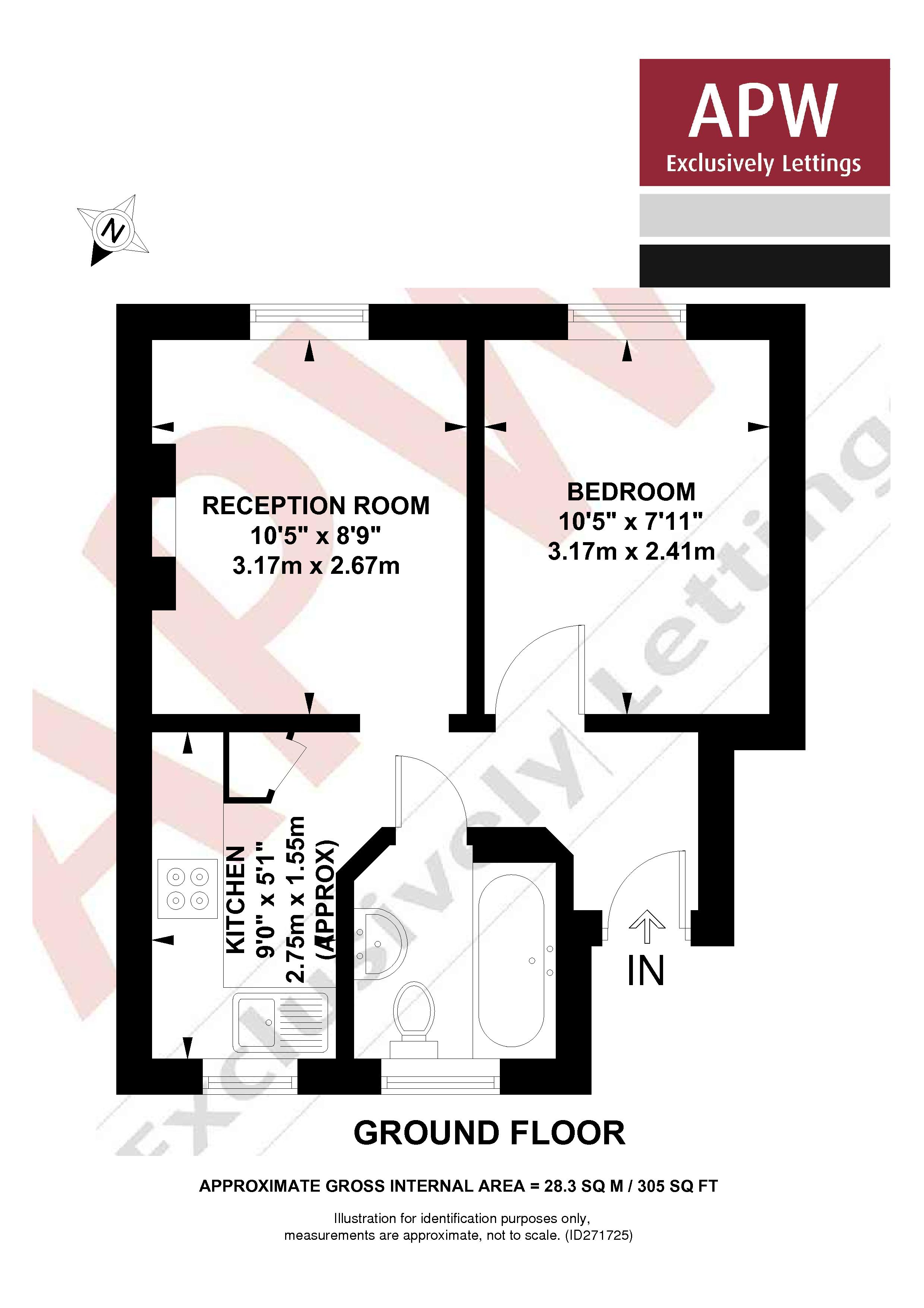 1 Bedrooms Flat to rent in Copse Road, Cobham KT11