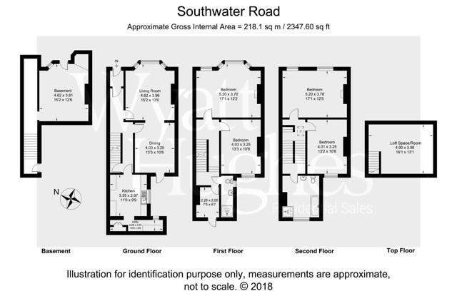 4 Bedrooms Terraced house for sale in Southwater Road, St. Leonards-On-Sea TN37